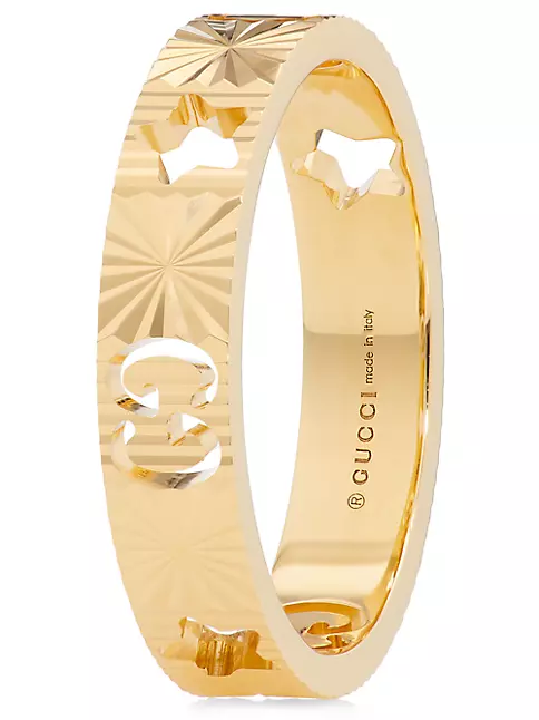 Gucci 18K Yellow Gold Icon Star Bracelet