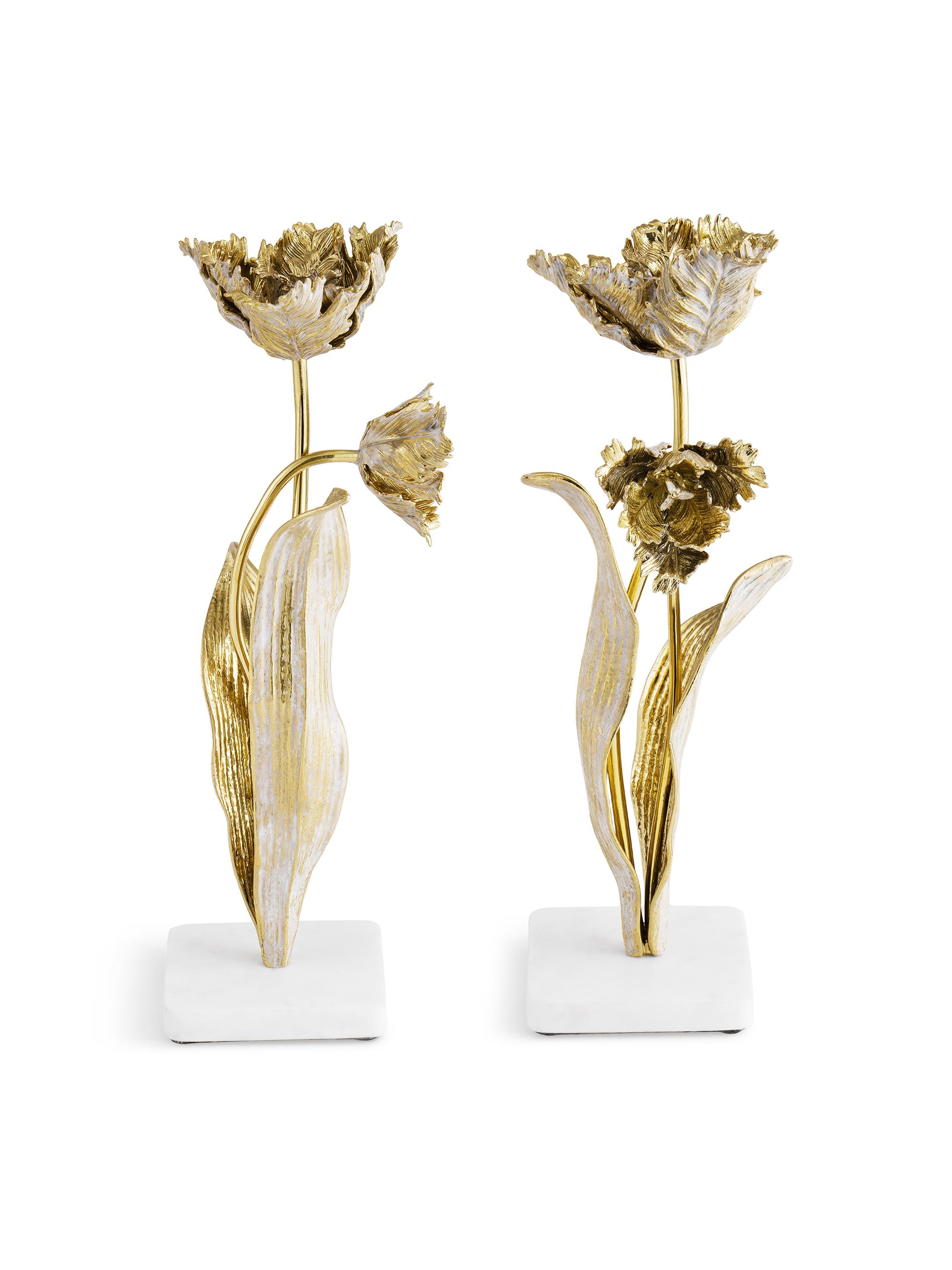 Michael Aram Tulip Candle Holder Two-Piece Set