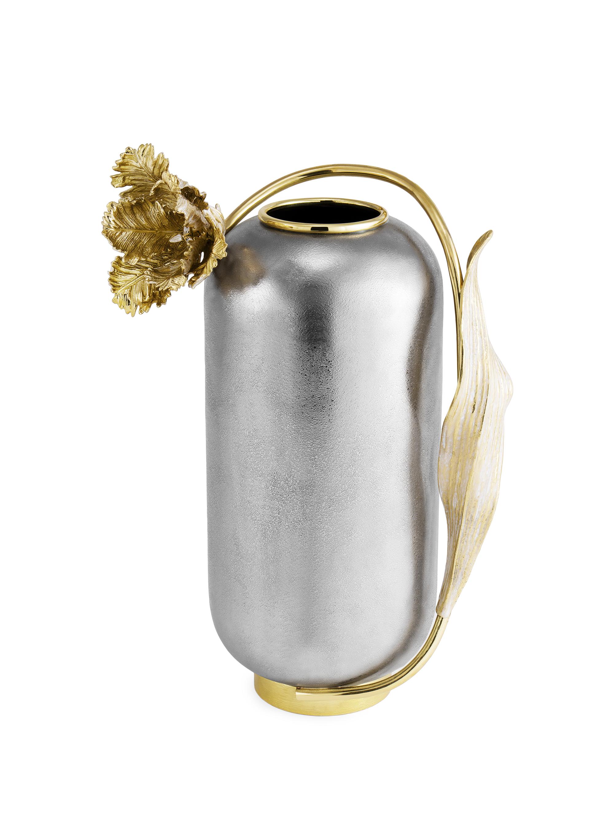 Michael Aram Tulip Large Stainless Steel Vase