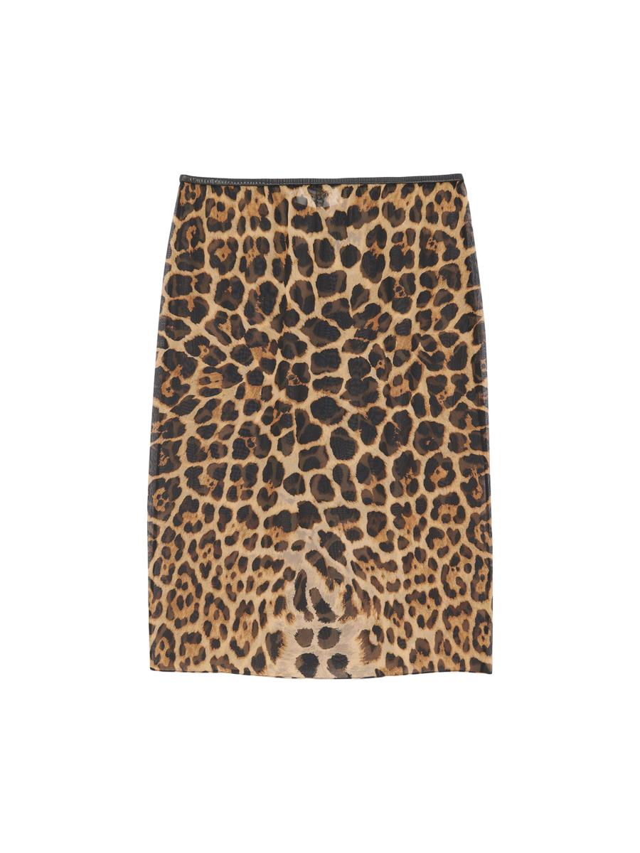 スカート SAINT LAURENT Copper Silk Skirt 0400018481122?wid=900