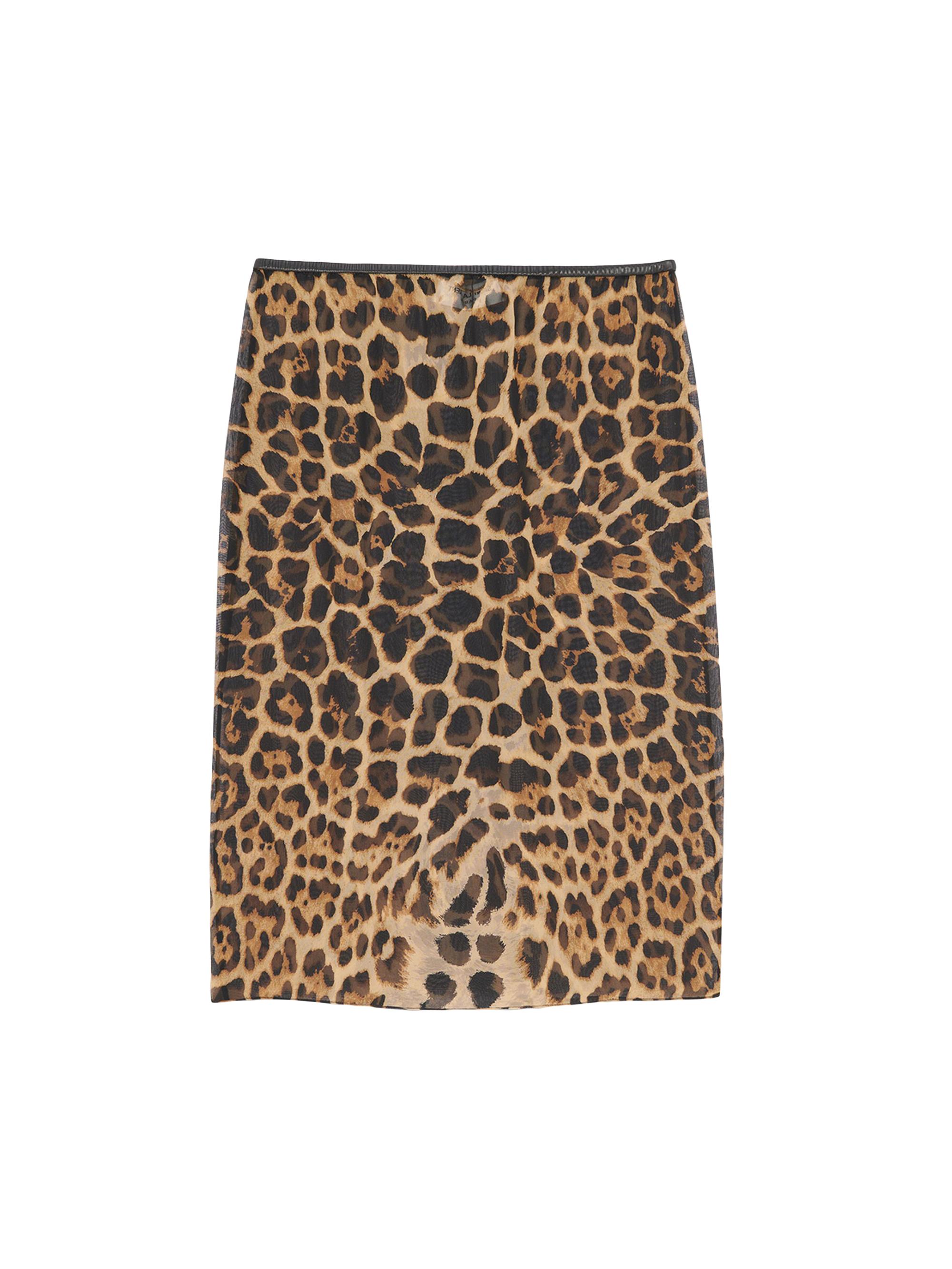 スカート MEDI TROMPE L'OEIL LACE PRINT MINI SKIRT セール】MEDI TROMPE L'OEIL LACE PRINT MINI SKIRT（デニムスカート