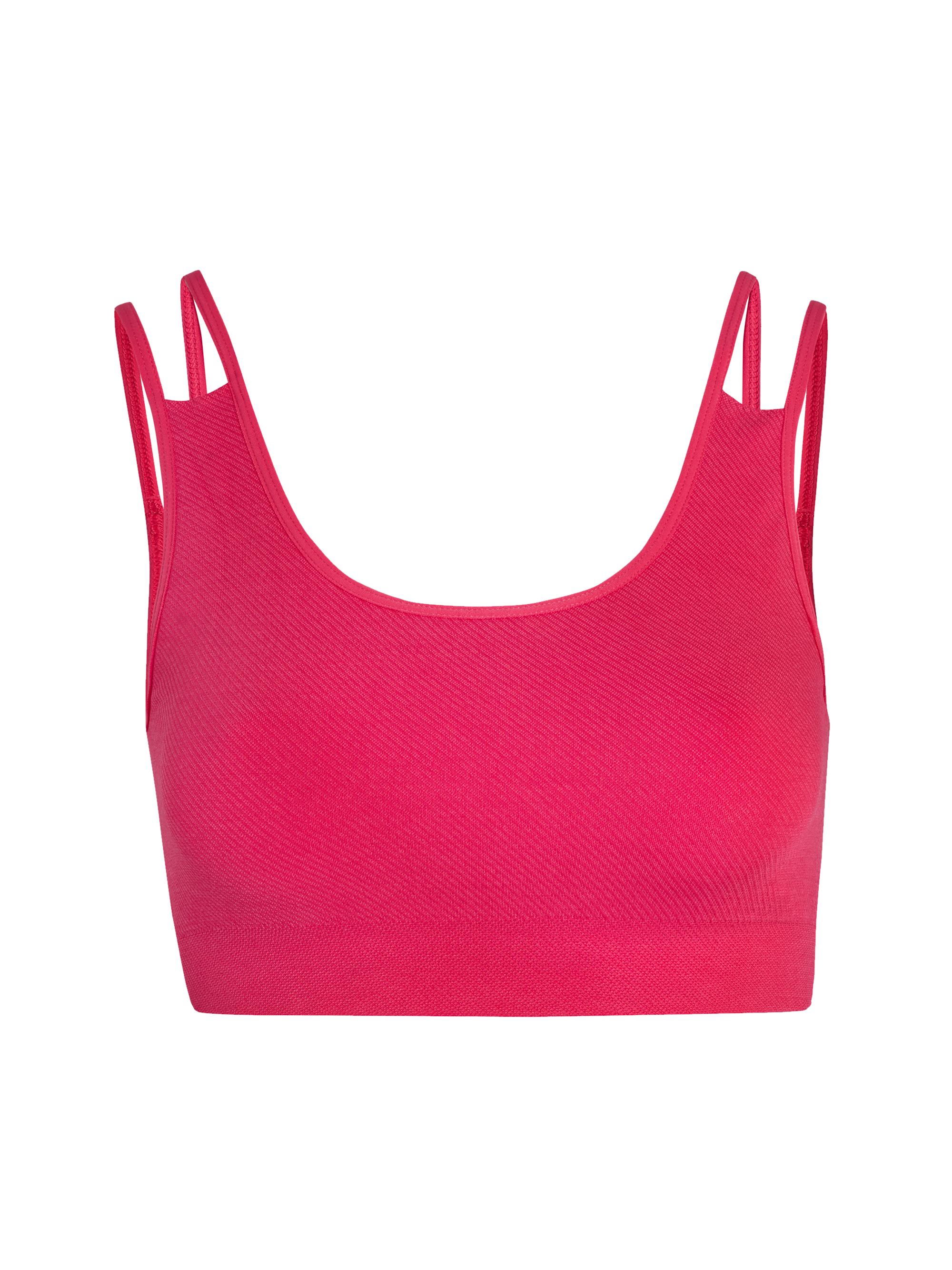 Item M6 Women's Soft Ribbed Bralette - Pink