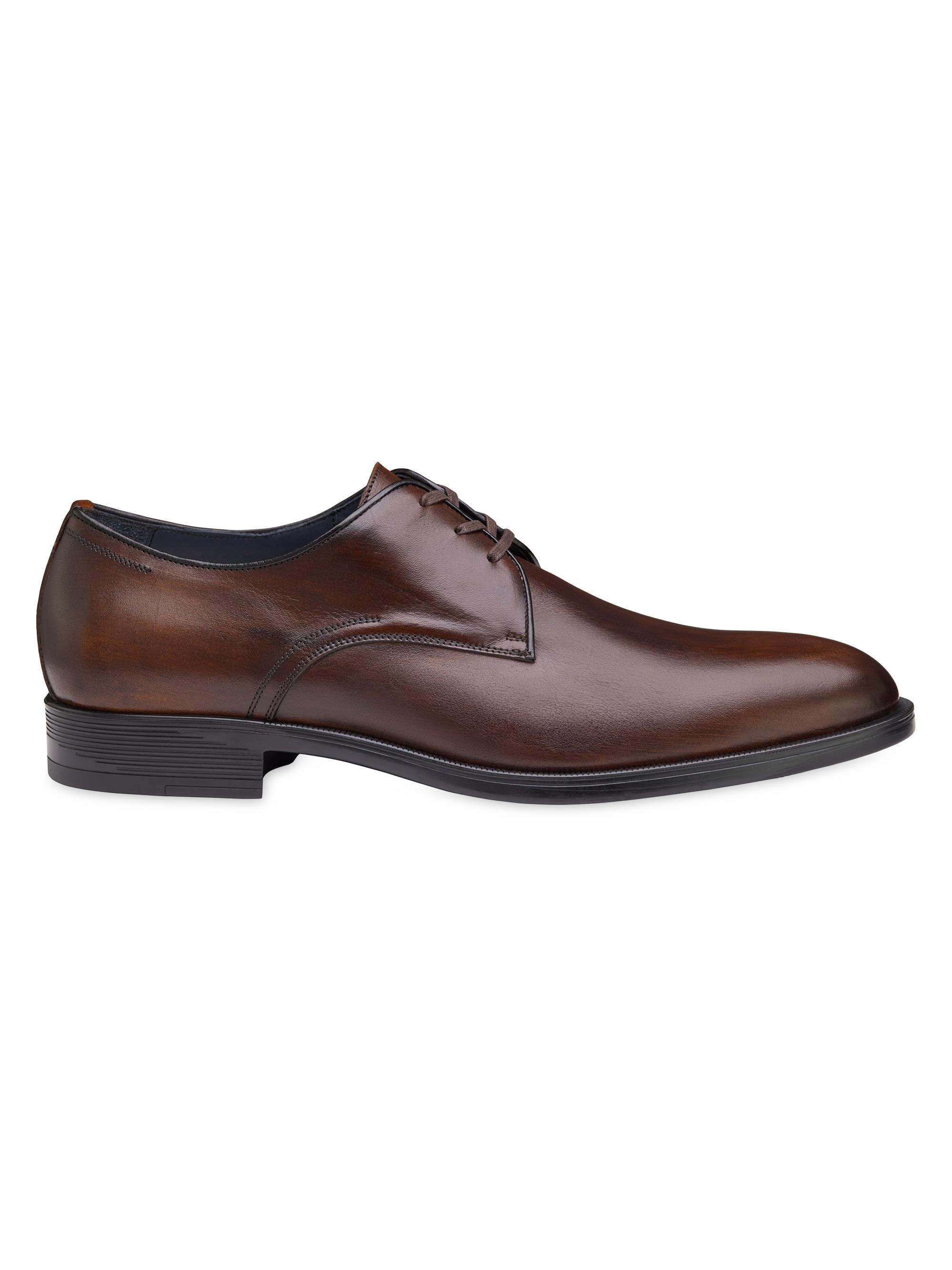 Johnston & Murphy J&M Collection Flynch Leather Cap-Toe Oxfords