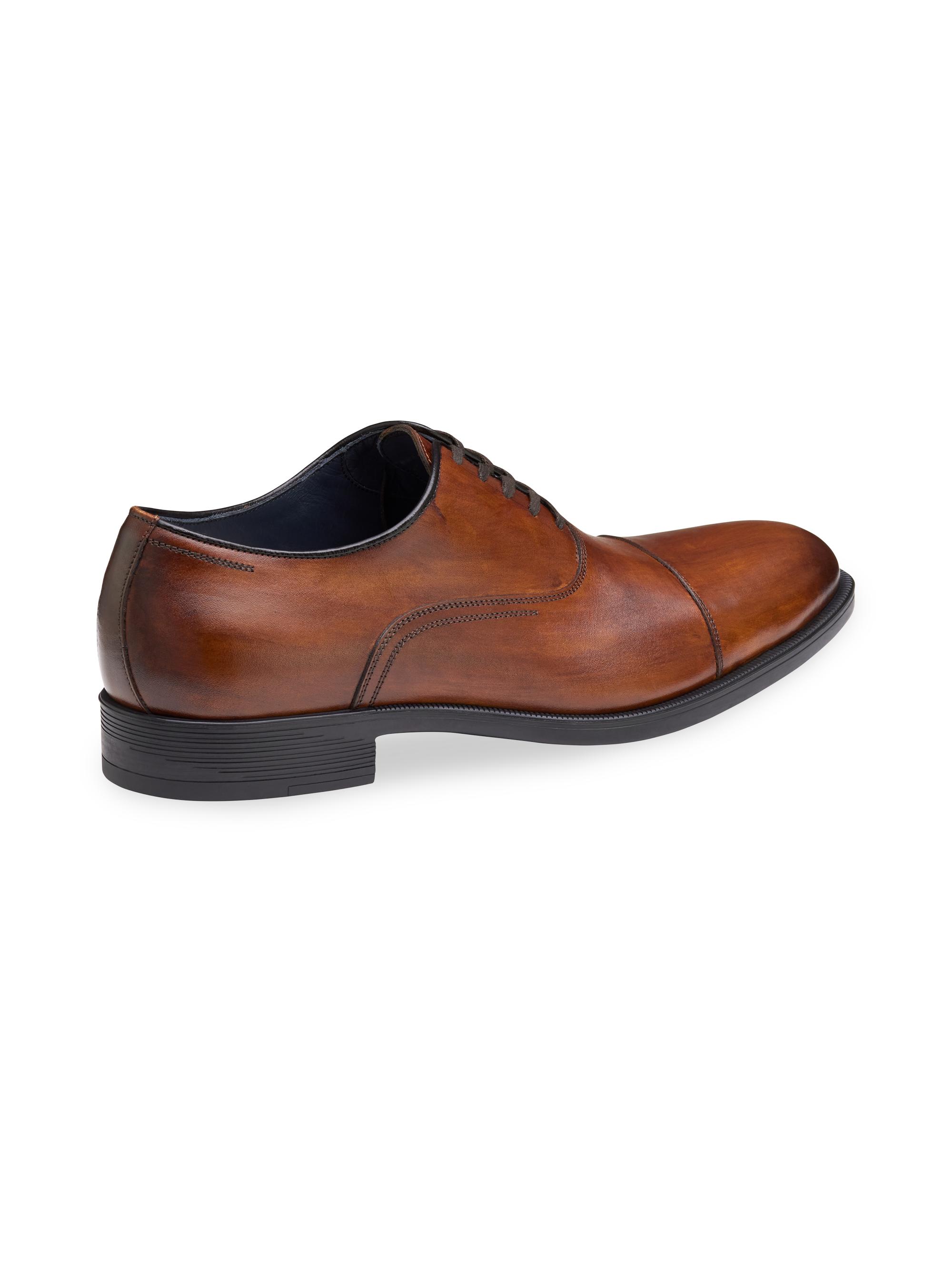 Johnston & Murphy J&M Collection Flynch Leather Cap-Toe  display picture 1