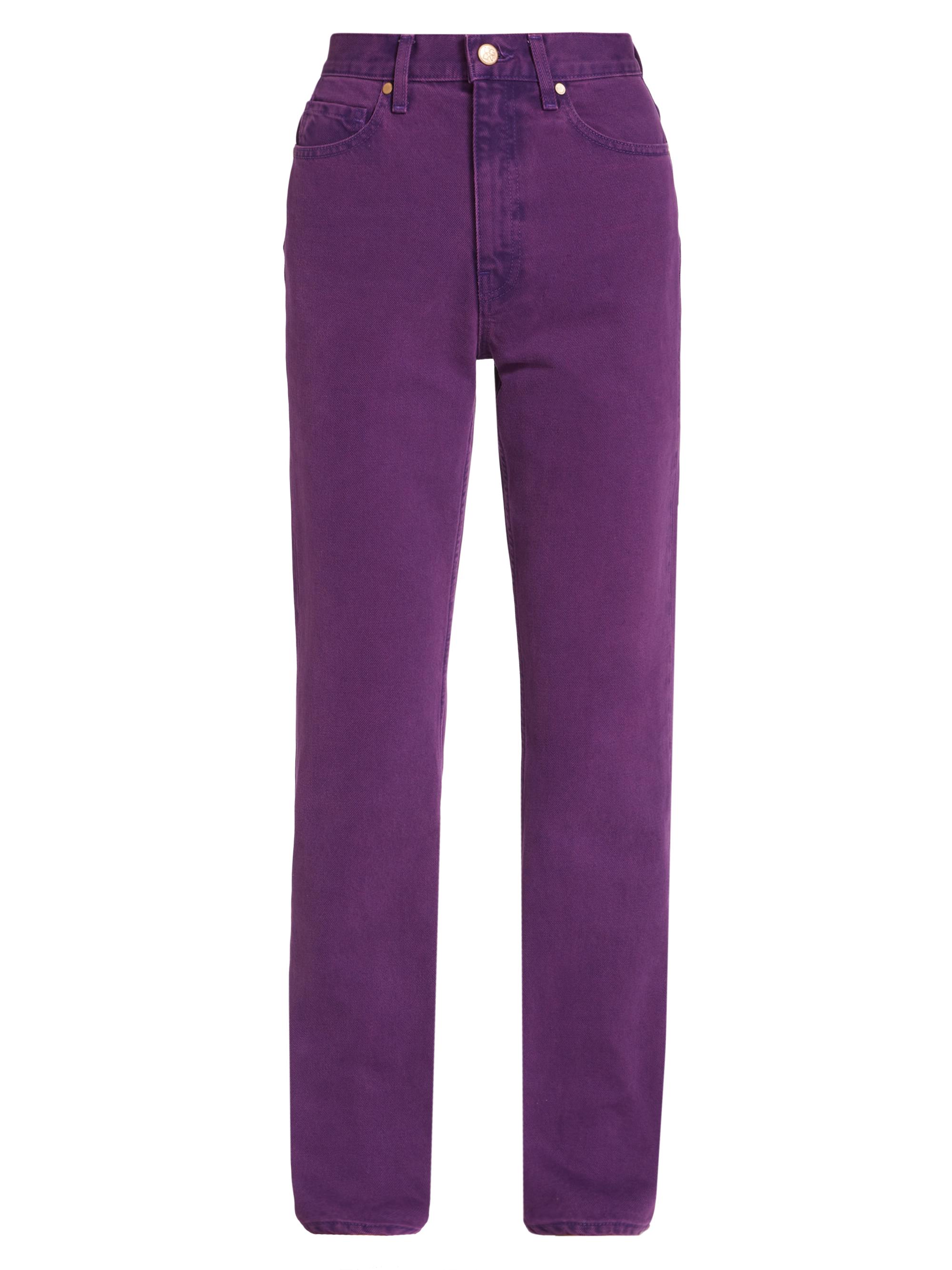 Ulla Johnson Women's The Agnes Straight-Leg Jeans - Cassis Wash