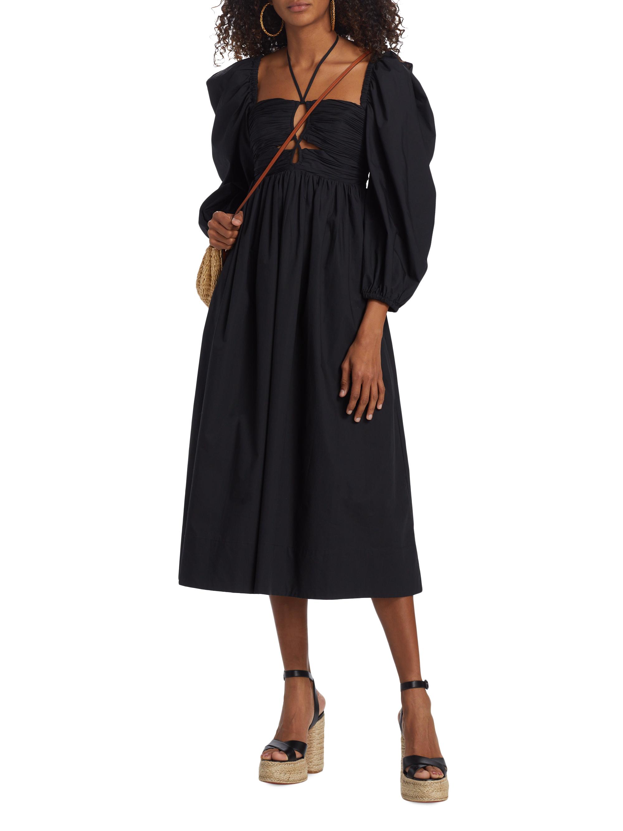 knee length dresses for ladies Elizabeth Tiered Ruffle Maxi Dress • Shop American Threads Women's Trendy Online Boutique Dusty Rose / L main image 1