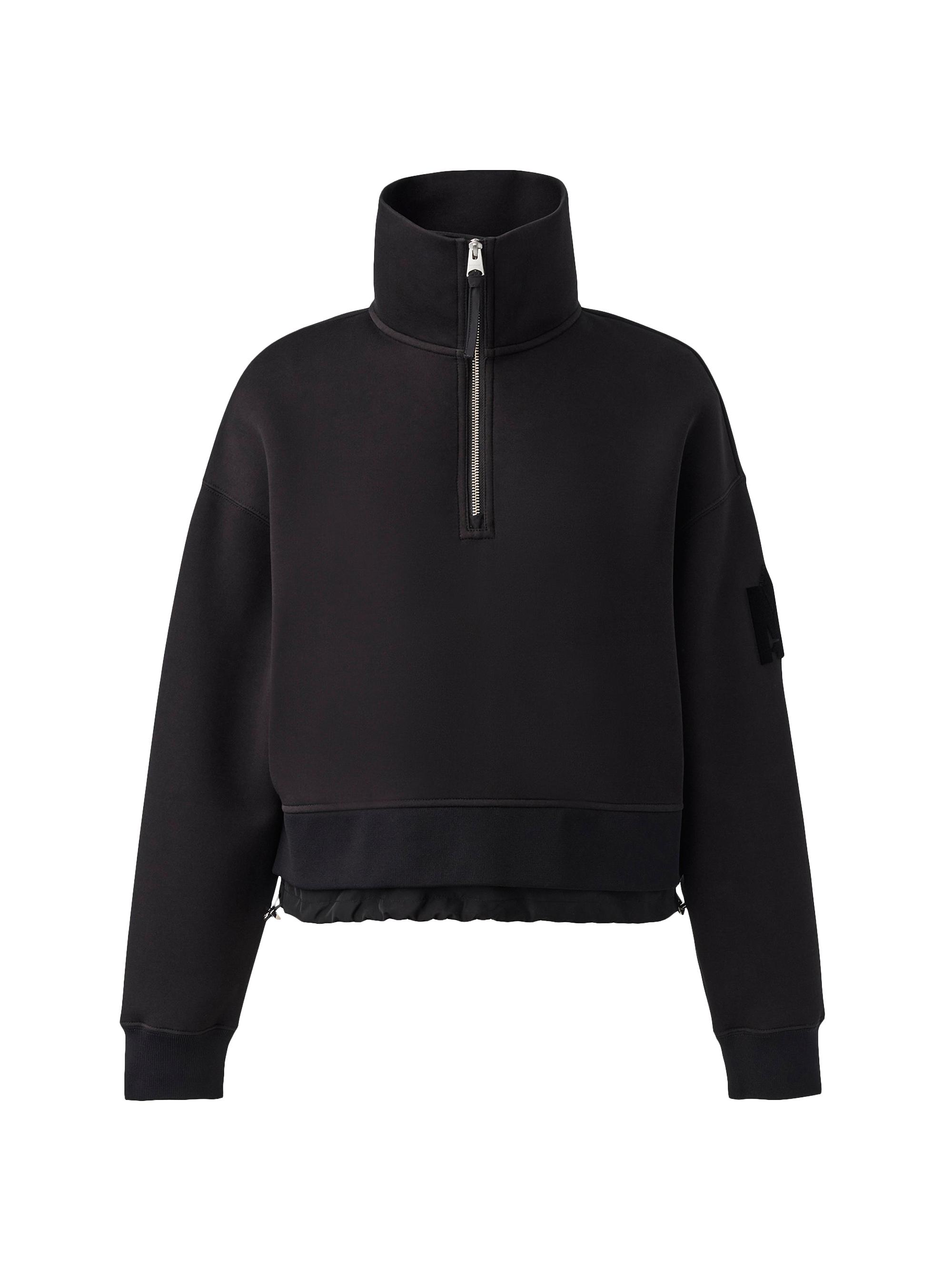 Mackage Monroe Cropped Half-Zip Pullover | Saks Fifth Avenue