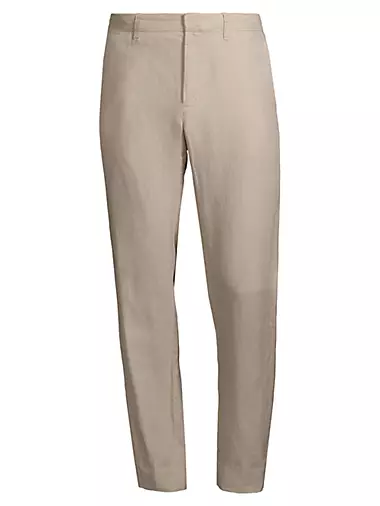 Modern Linen-Blend Trousers