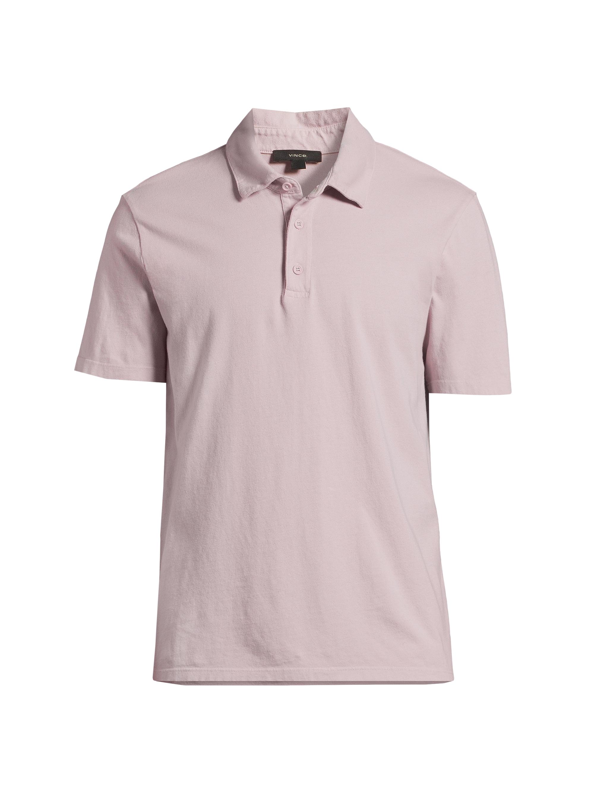 Vince Men's Garment-Dyed Polo Shirt - Washed California Rain