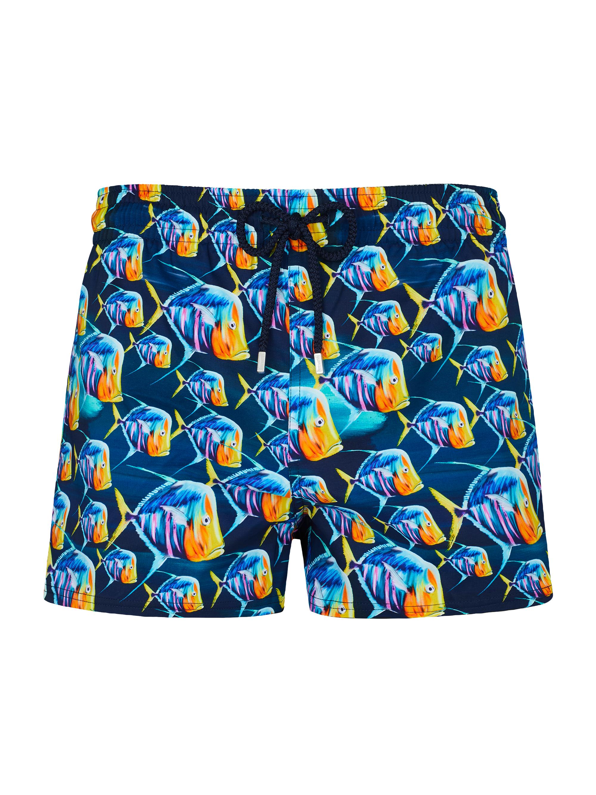 Vilebrequin Men's Piranha Swim Shorts - Bleu Marine