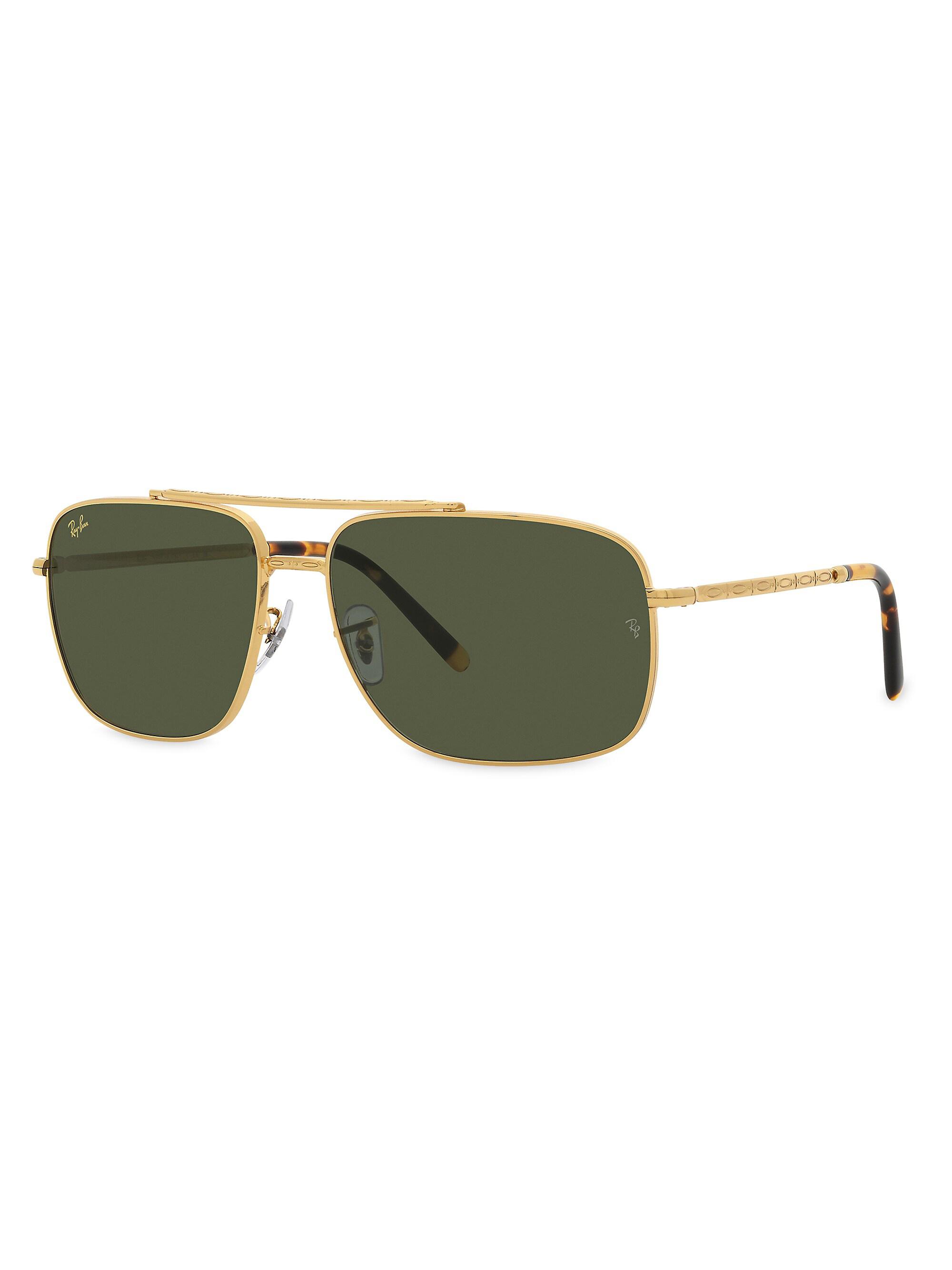 Ray-Ban Men's RB3796 47MM Pillow Sunglasses - Yellow