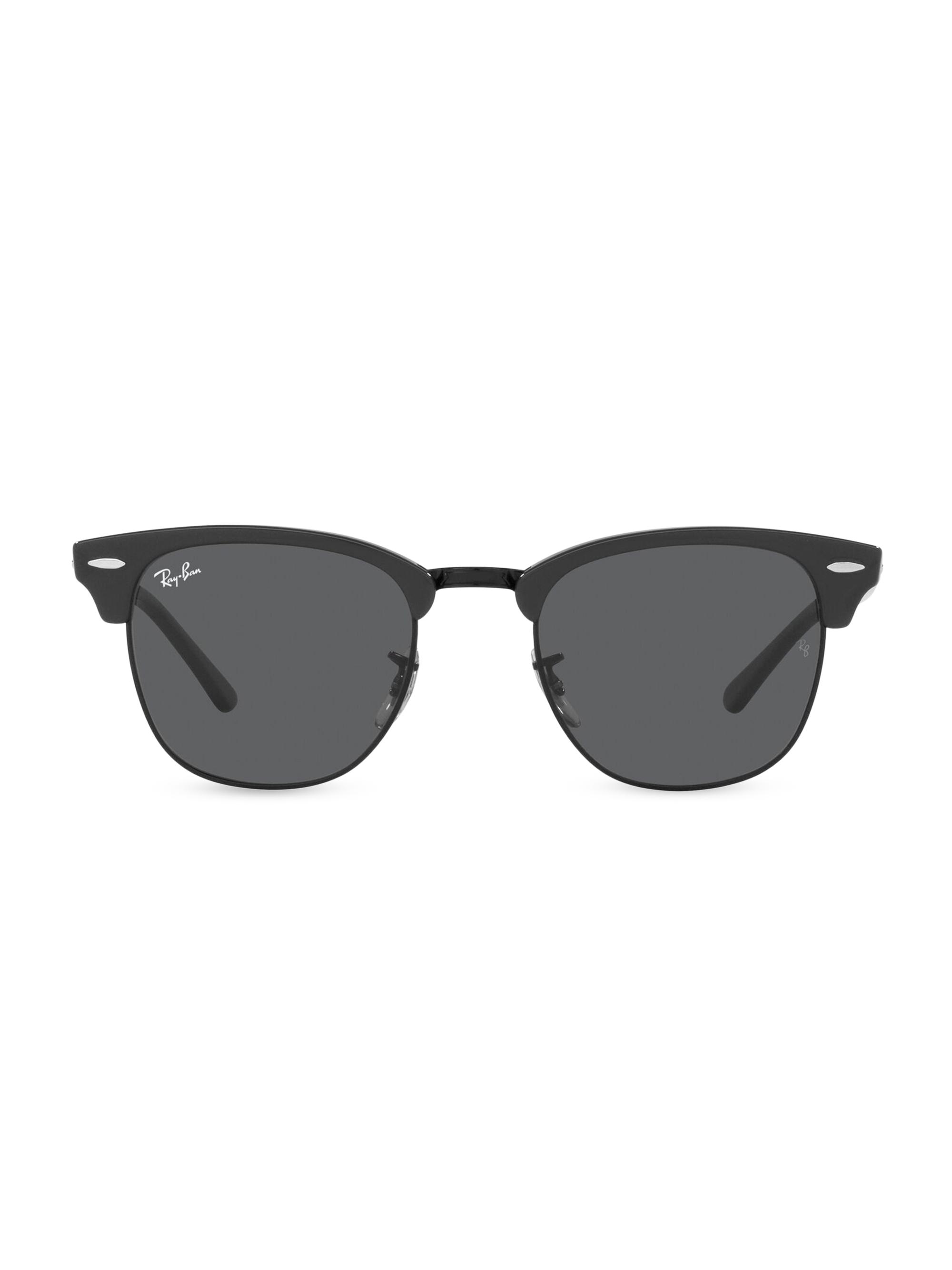 Ray-Ban Men's RB3016 44MM Clubmaster Sunglasses - Dark Grey