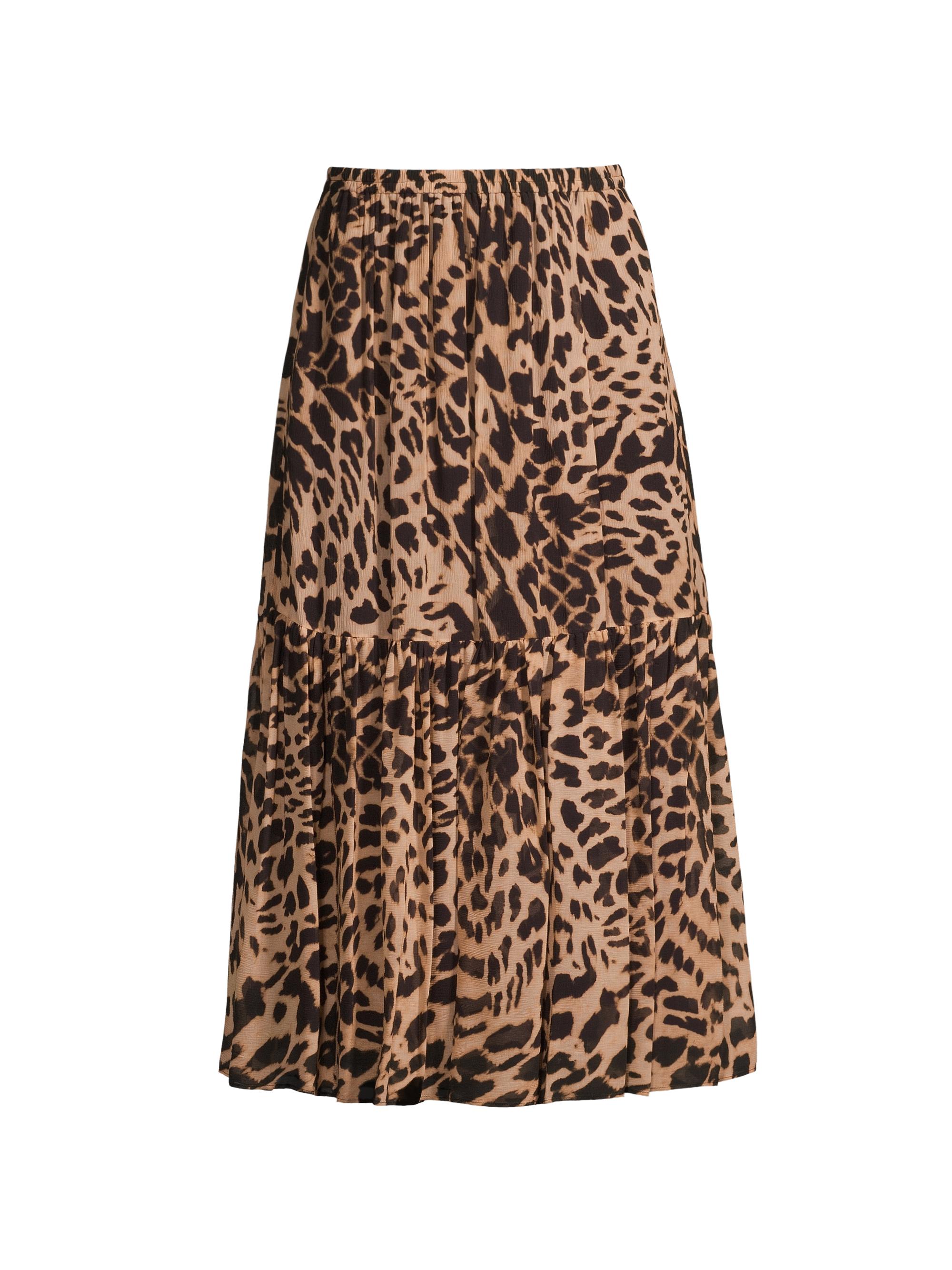 Kobi Halperin Women's Flora Animal-Printed Midi-Skirt - Natural Multi