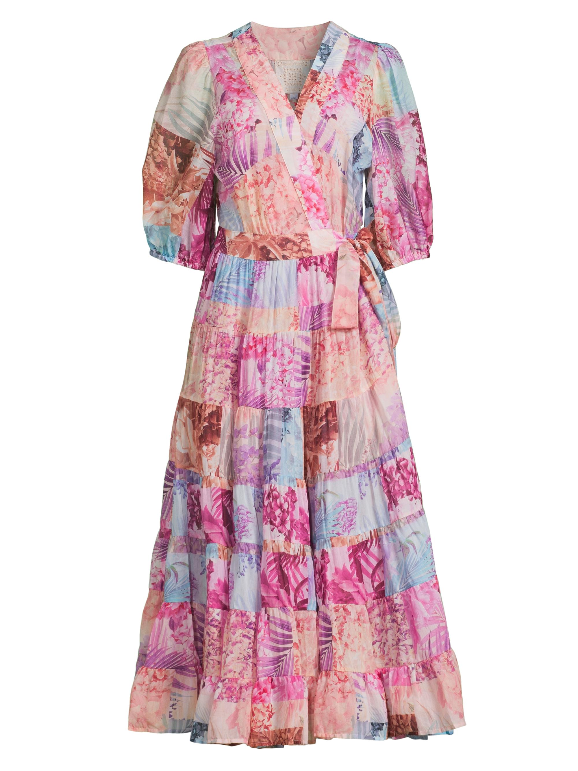 Johnny Was Women's Annalise Silk-Blend Tiered Maxi Dress