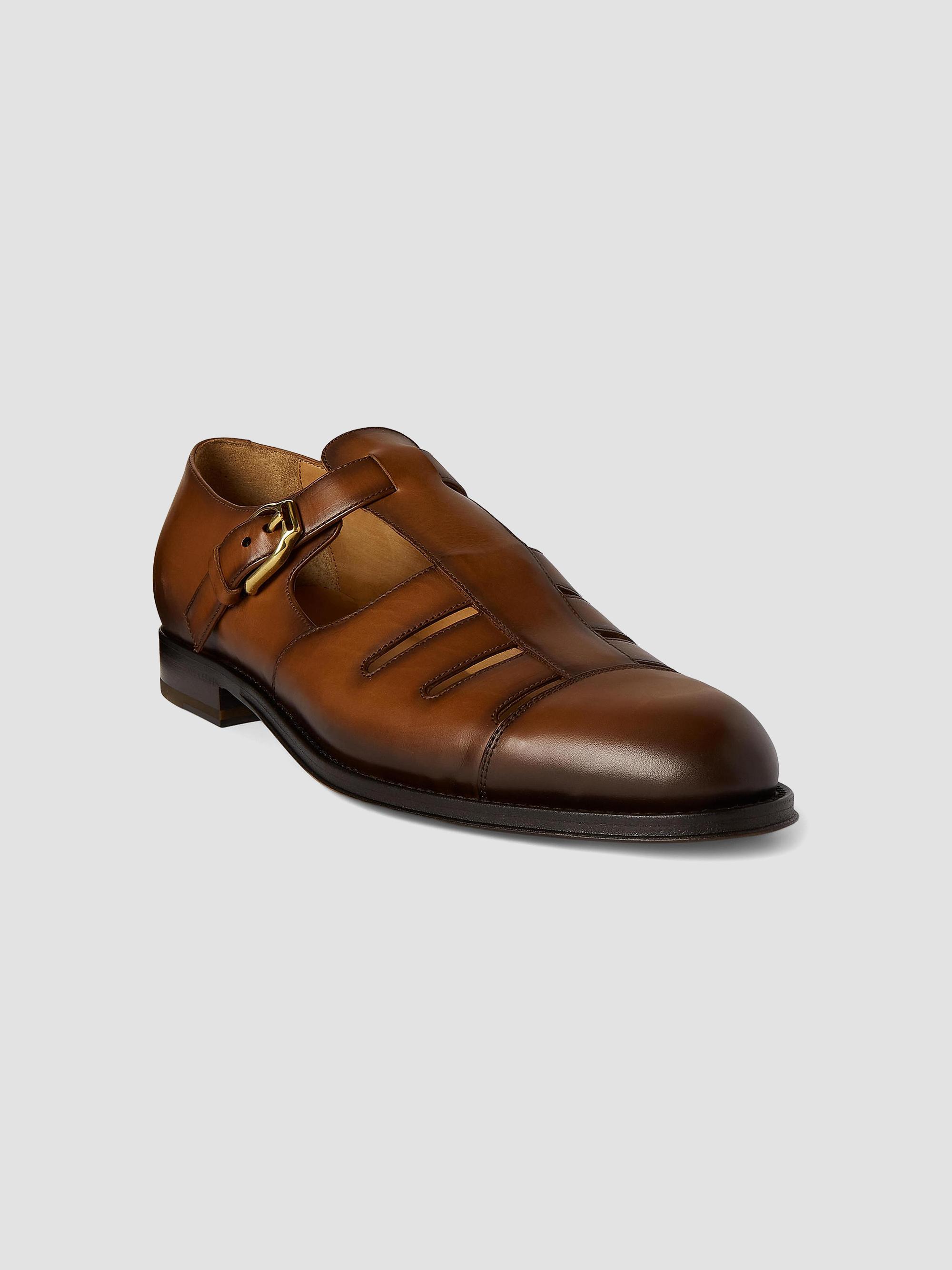 Ralph Lauren Purple Label Fisherman Burnished Leather 