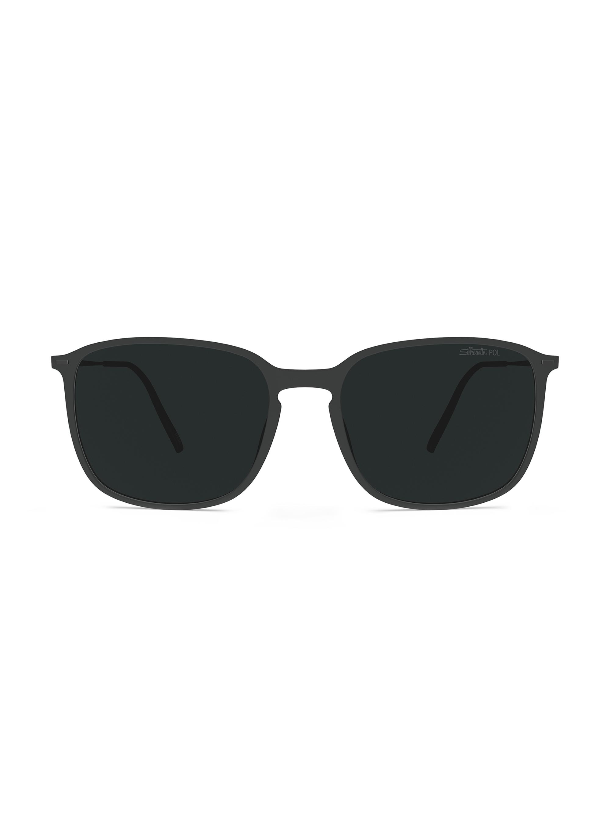 Silhouette Men's Sun Lite Velden 56MM Sunglasses - Black
