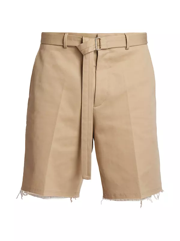 Shop Lanvin Tailored Raw-Hem Shorts | Saks Fifth Avenue