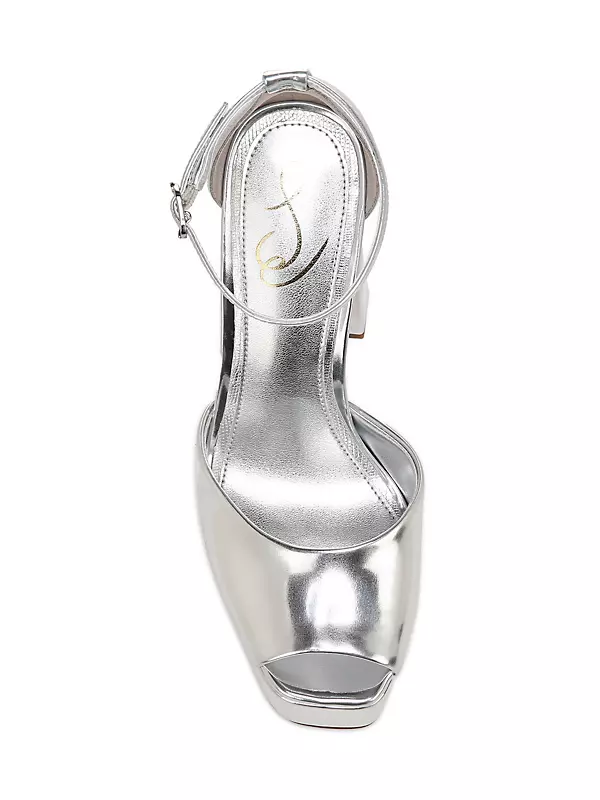 Sam Edelman Kori Patent Ankle Strap Platform Dress Sandals