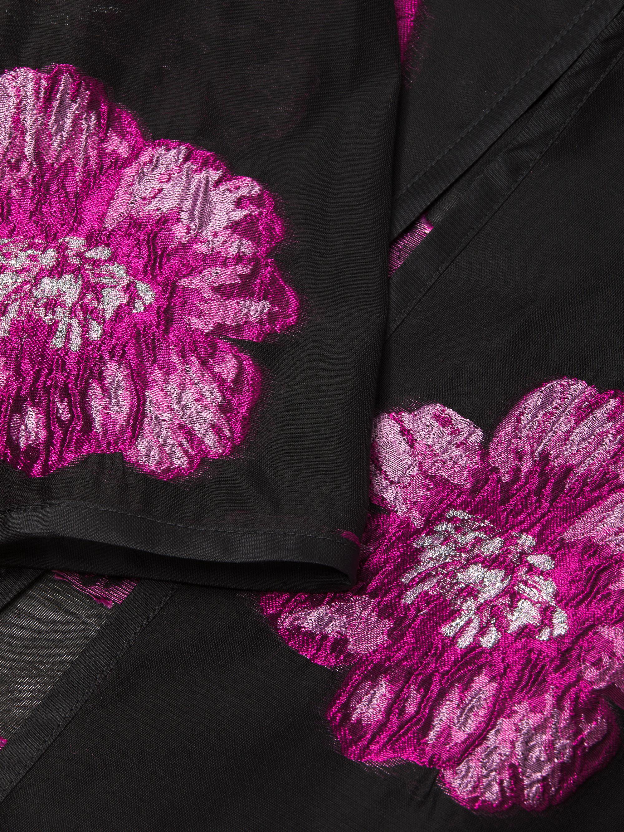 Caroline Rose Open-Front Floral Jacquard Jacket | Saks Fifth Avenue