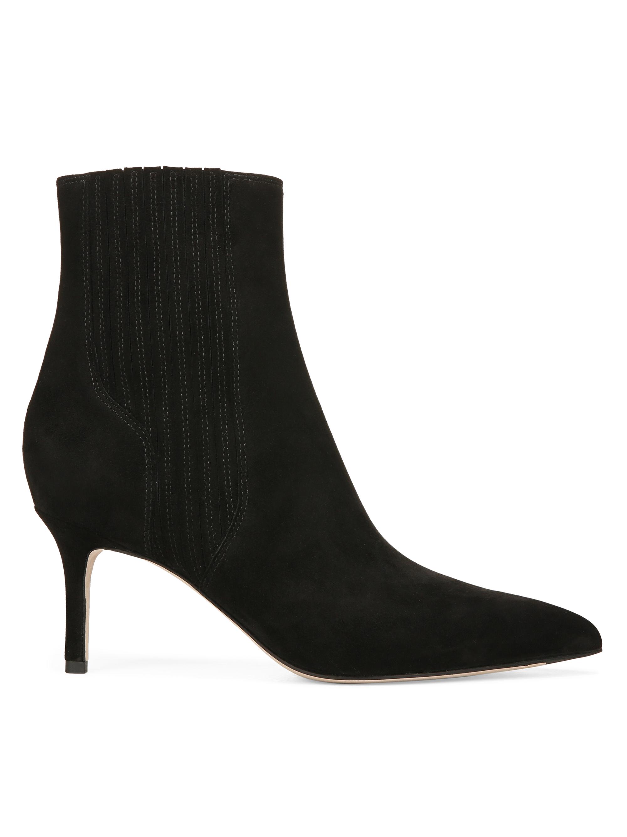 Veronica Beard Women's Lisa 70MM Suede Ankle Boots - Black | Thumbnail 6