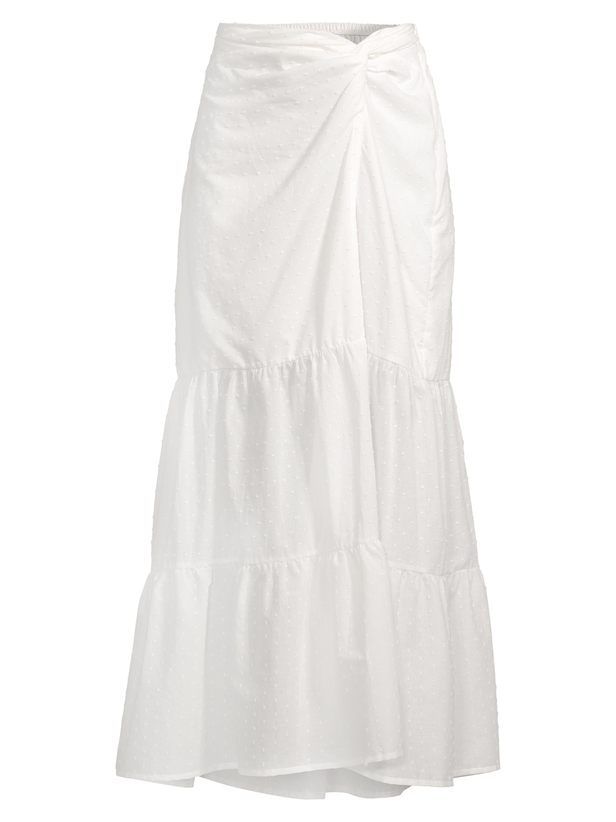 Peixoto Women's Valentina Cotton Maxi Skirt - White Lotus