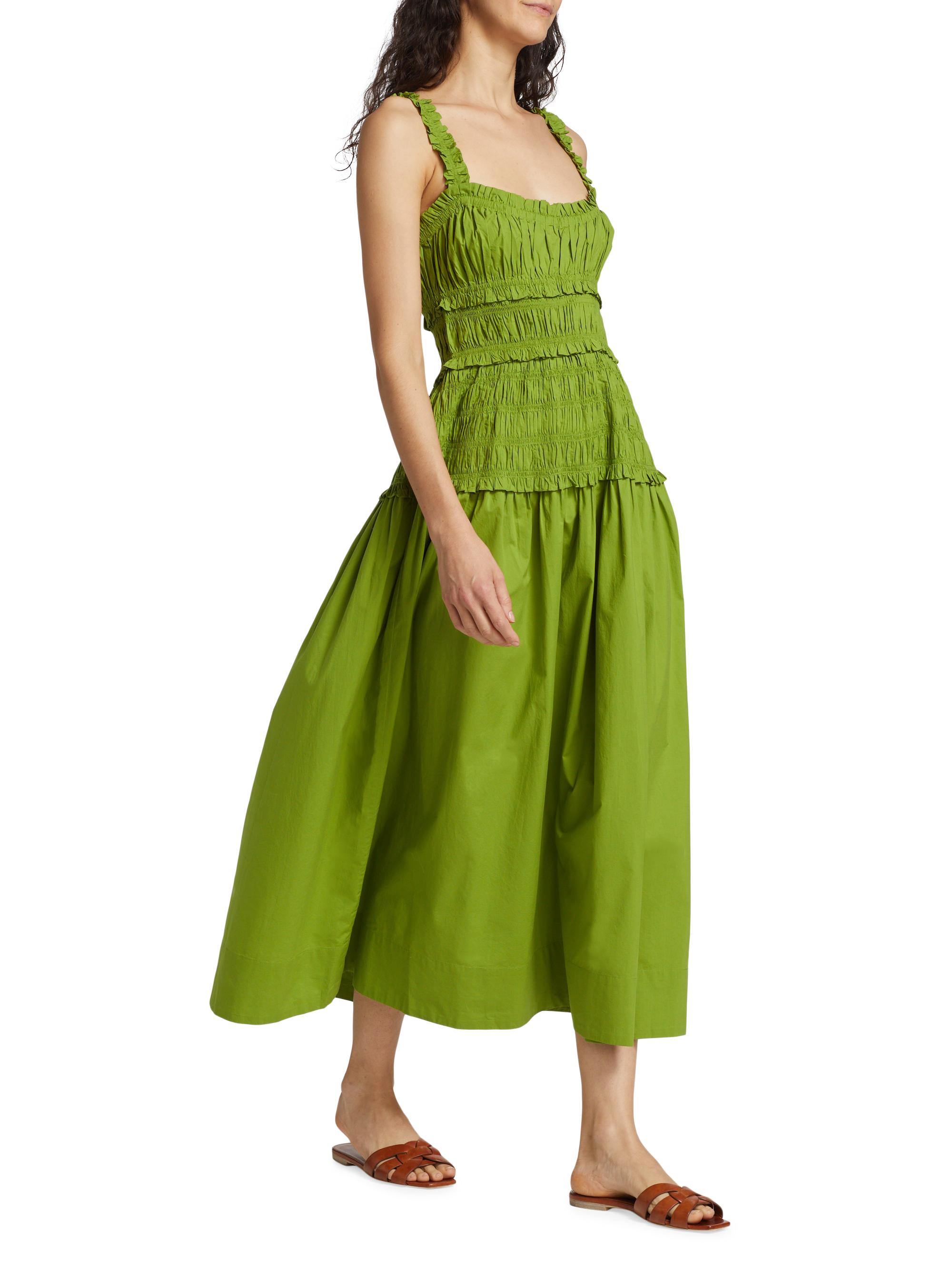doen marianne dress Dôen Marianne Striped Midi Dress