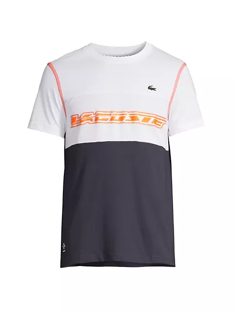 Shop Lacoste Lacoste Tennis Daniil Medvedev Cotton-Blend T-Shirt | Saks Fifth Avenue