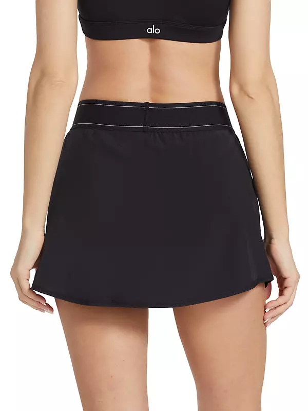 Match Point Tennis Skirt - Black  Tennis skirt black, Tennis skirt, Skirts