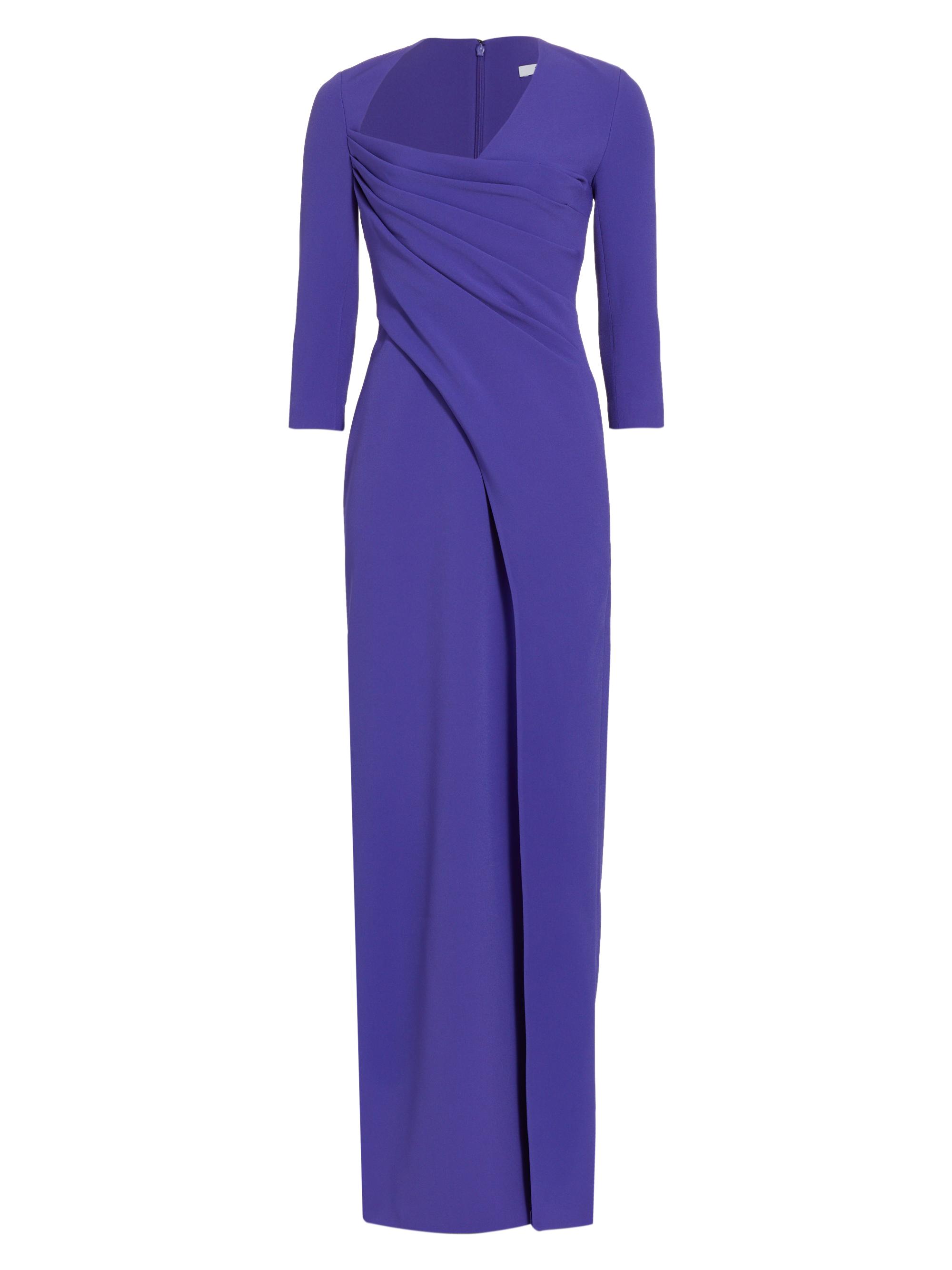 Safiyaa Women's Ayanna Draped Crepe Gown - Spectrum