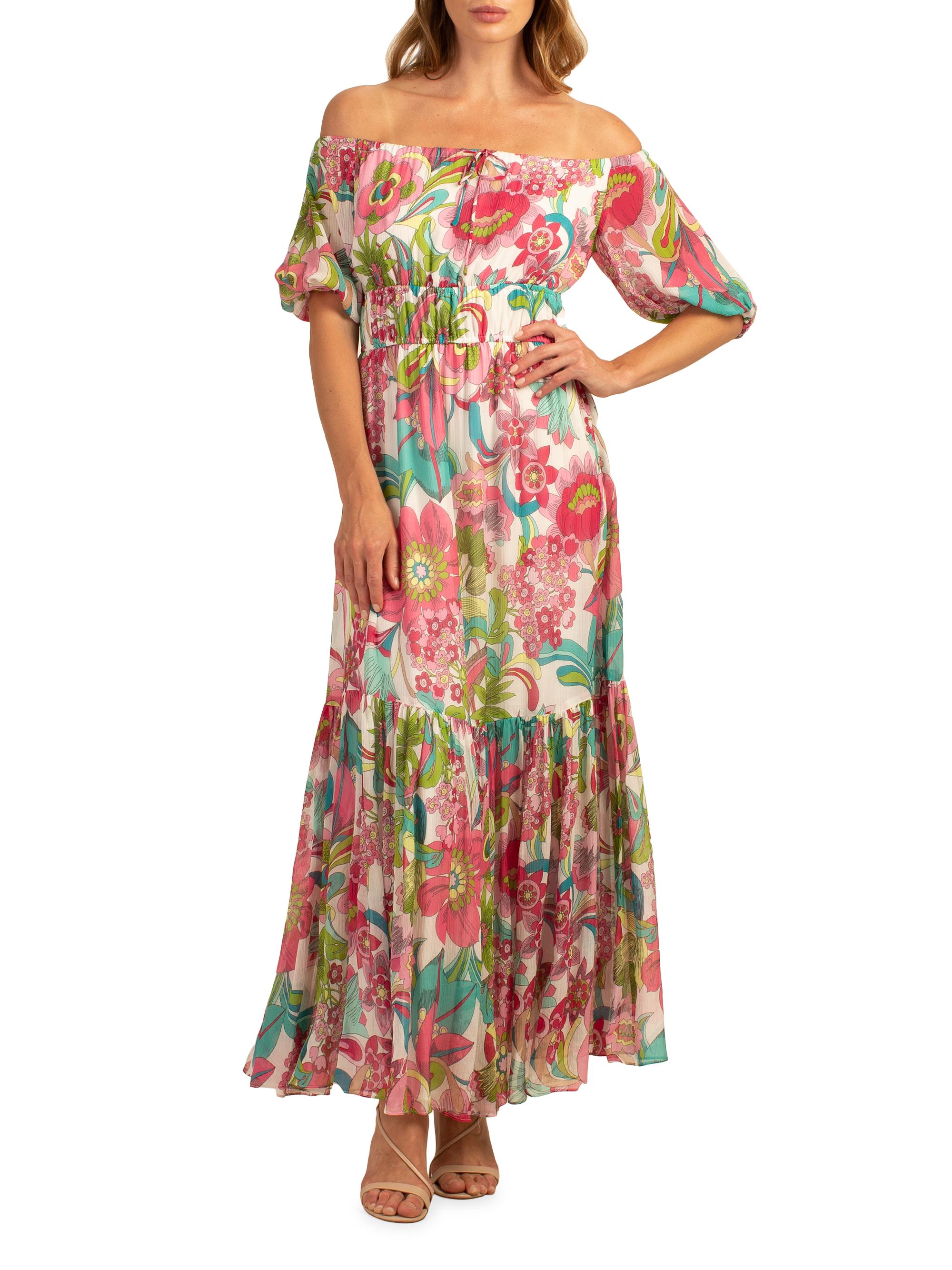 chinese dress ladies Coast Villa Floral Maxi Dress *Final Sale*
