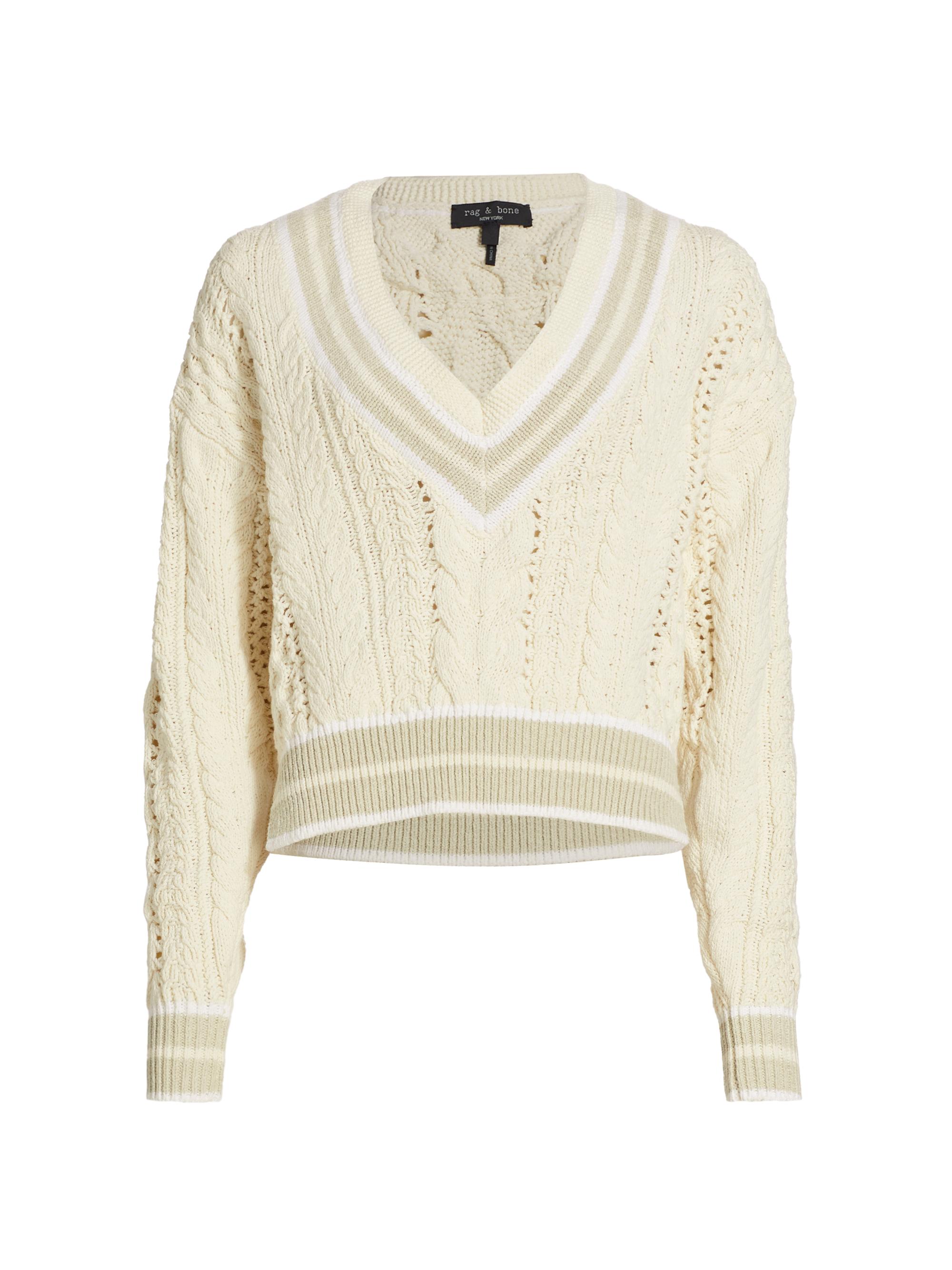 rag & bone Women's Brandi Cable-Knit Sweater -  Multi