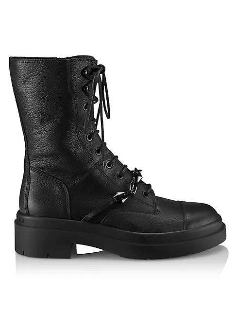 chanel lace up boot