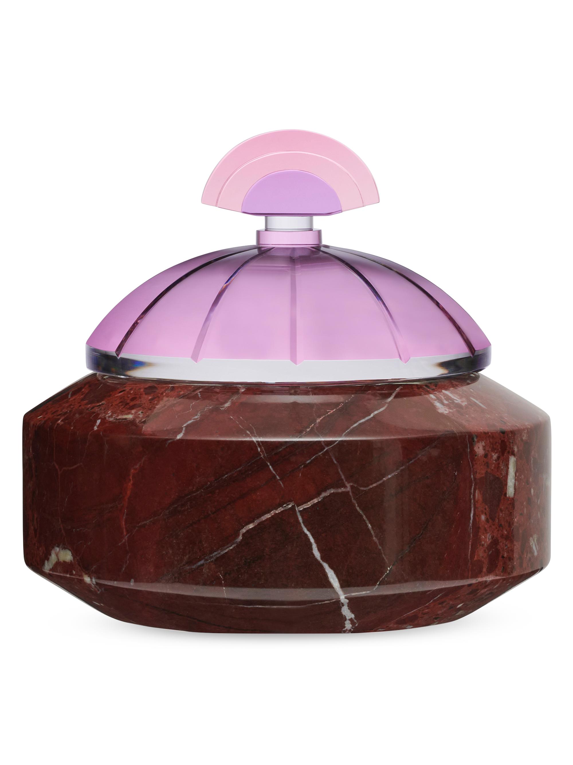 Reflections Copenhagen Cherry Crystal & Marble Bonbonniere - Rose