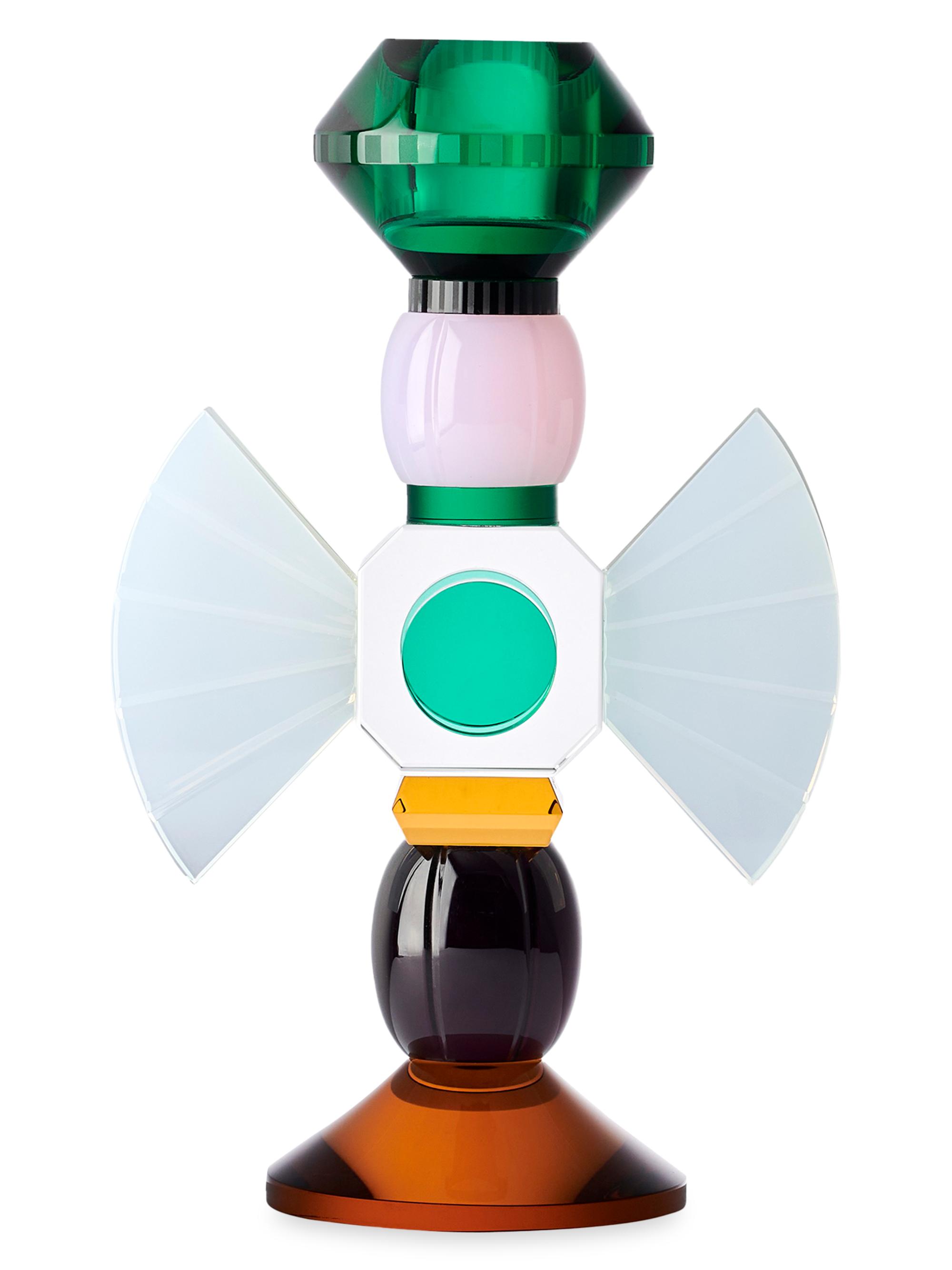 Reflections Copenhagen Carmina Crystal Candleholder - Brown