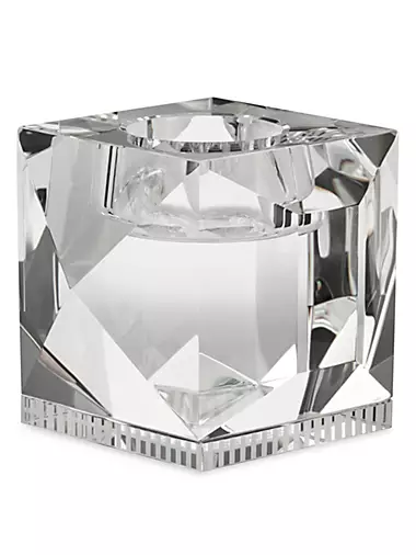 Ophelia Crystal Tealight Holders, Set of 2