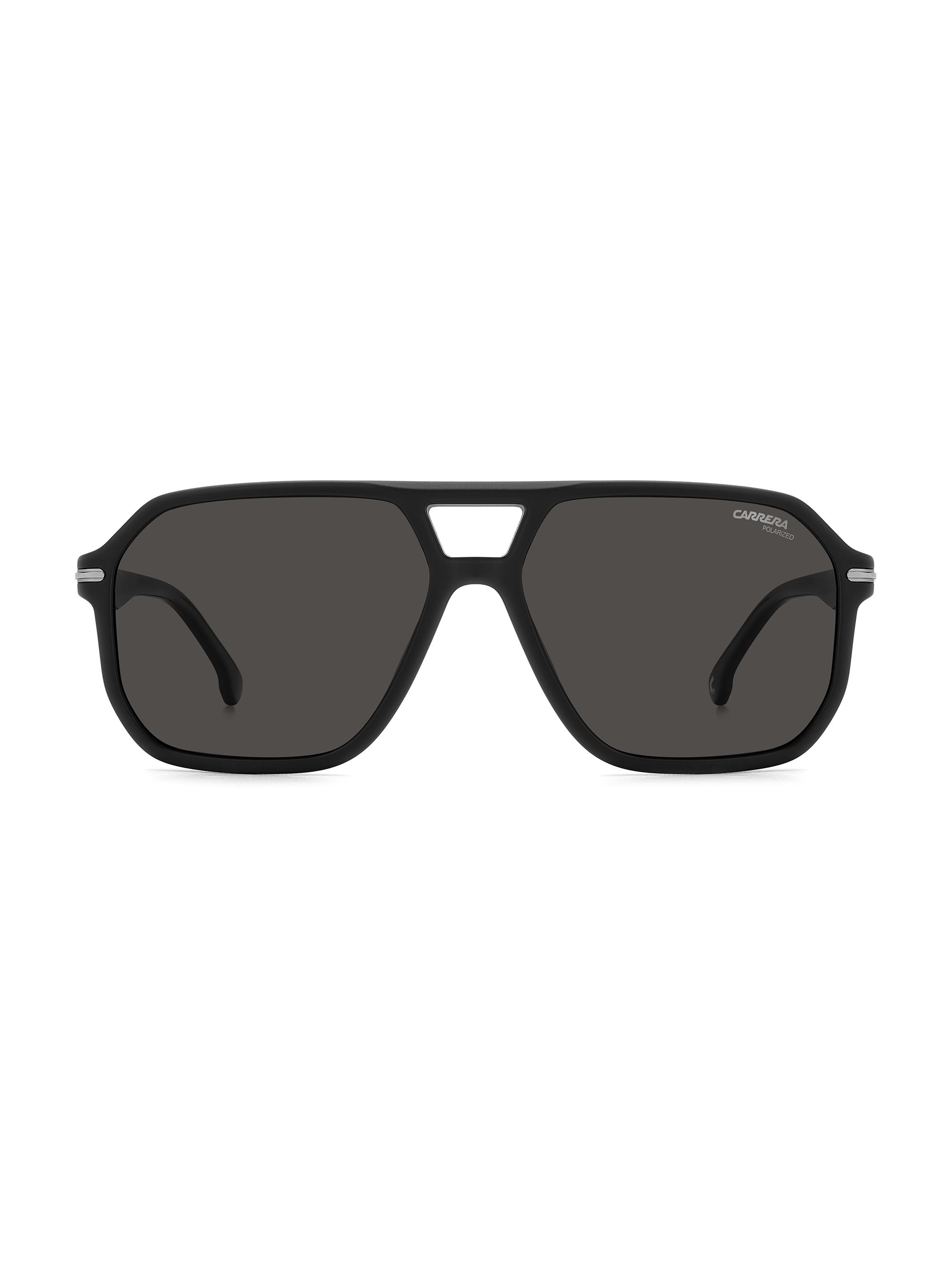 Carrera Men's  302/S 59MM Plastic Rectangular Sunglasses - Matte Black Grey