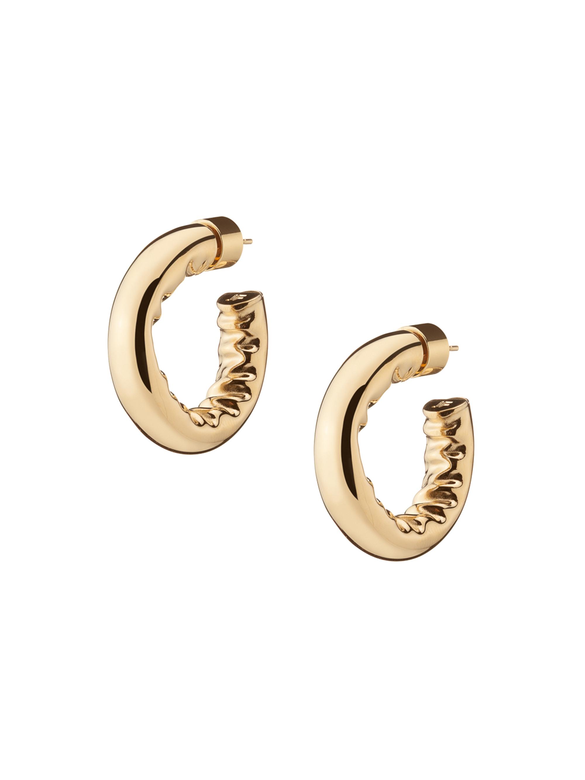 Jennifer Fisher Women's Jennifer 10K-Gold-Plated Huggie Hoop Earrings - Gold