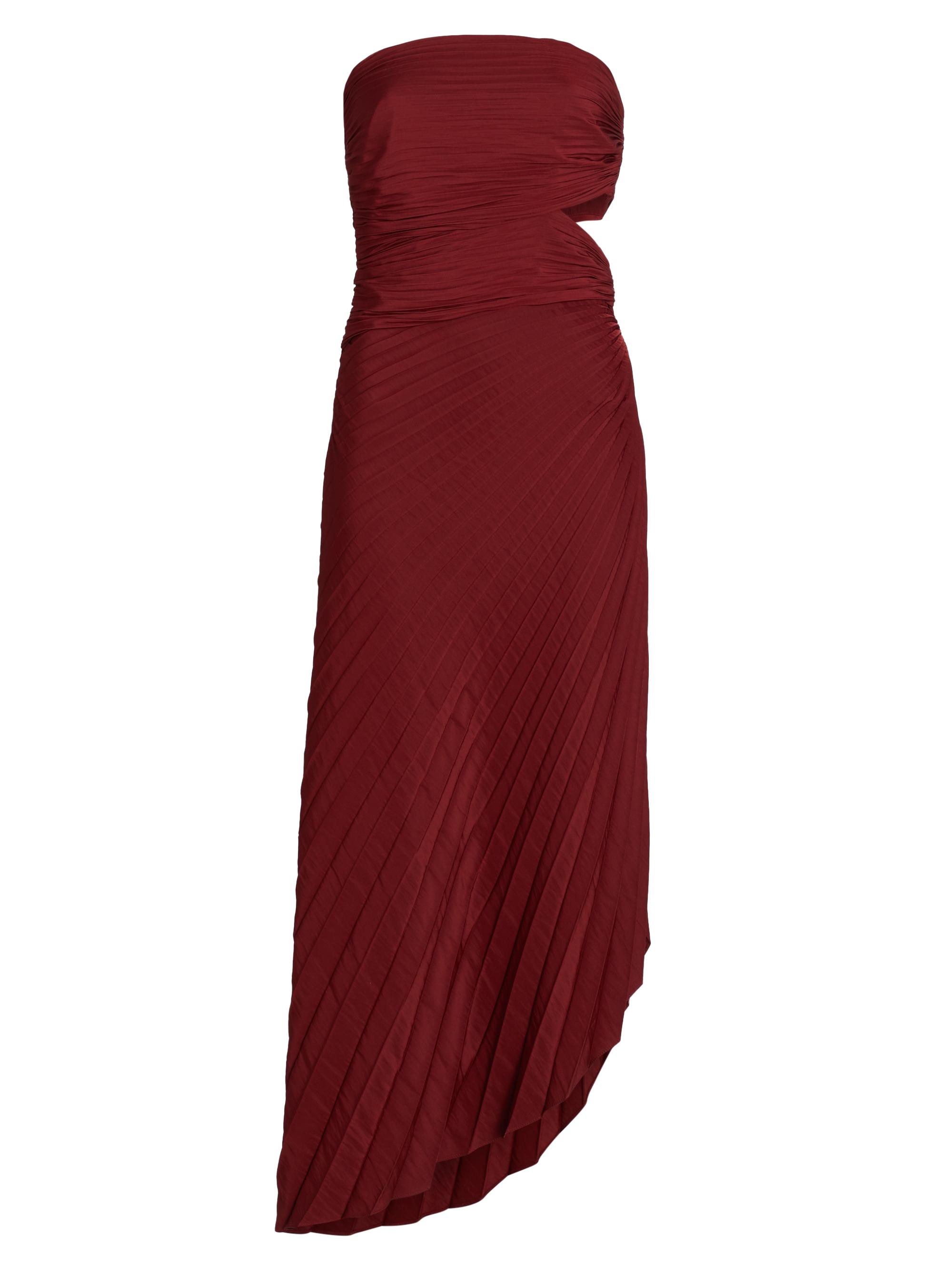 A.L.C. Delfina Asymmetrical Pleated Dress | Saks Fifth Avenue
