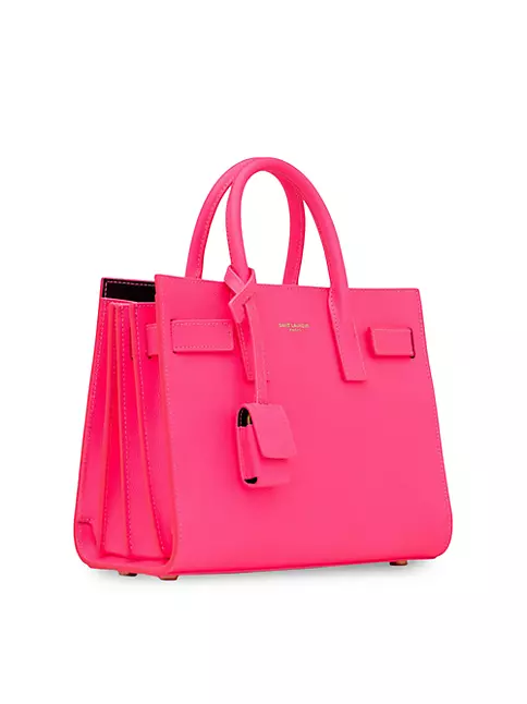 Saint Laurent Nano Sac de Jour Bag in Pink