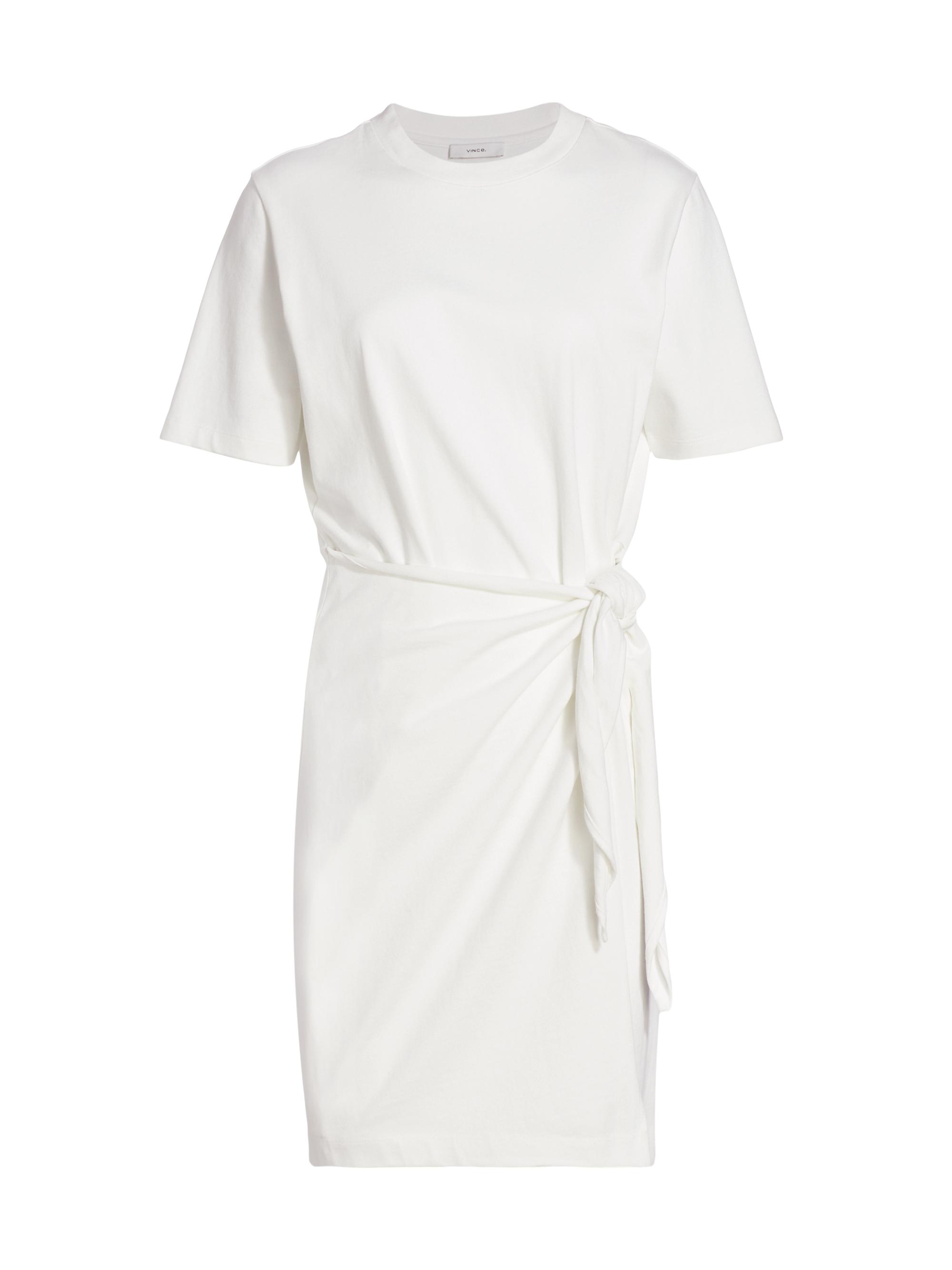 ワンピース THEREDTHREAD S tie shirt dress THEREDTHREAD / ザレッドスレッド】S tie shirt dress