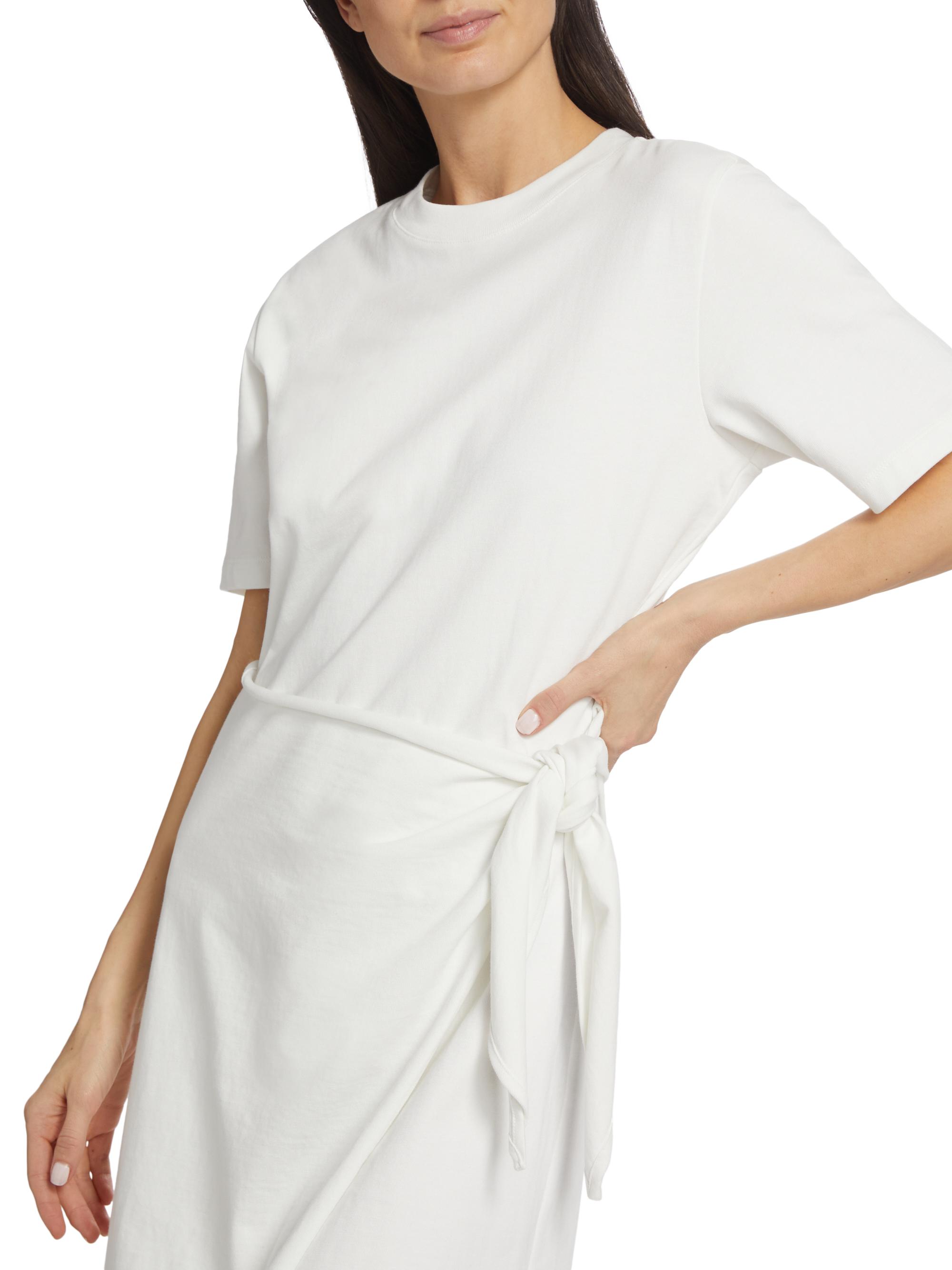 Vince Side-Tie T-Shirt Dress | Saks Fifth Avenue