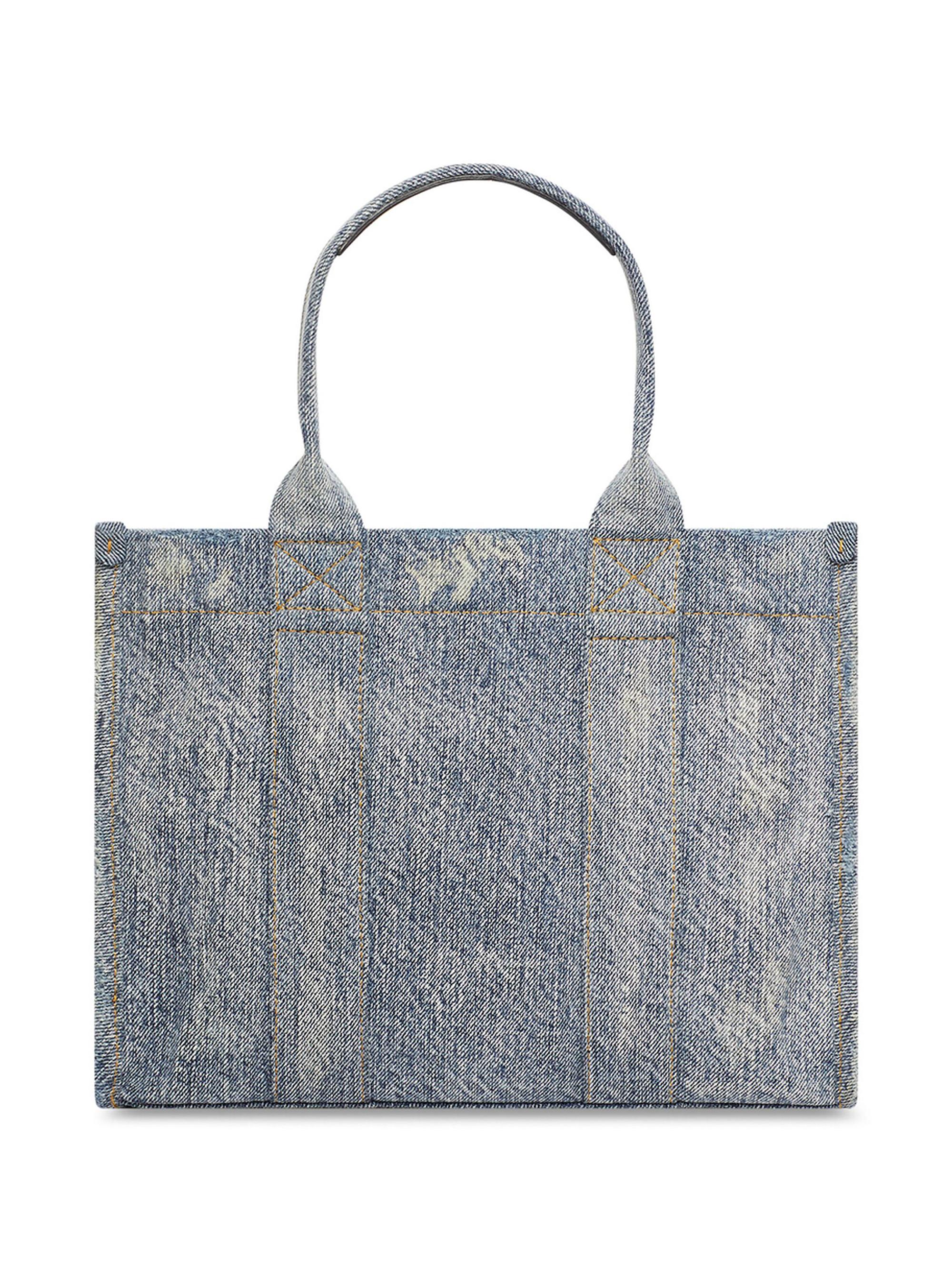 Balenciaga Hardware Small Tote Bag with Strap In Denim | Saks
