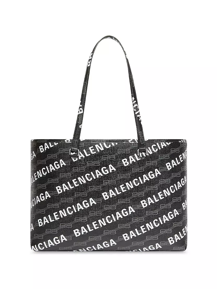 Balenciaga Women Signature Medium Camera Bag BB Monogram coated