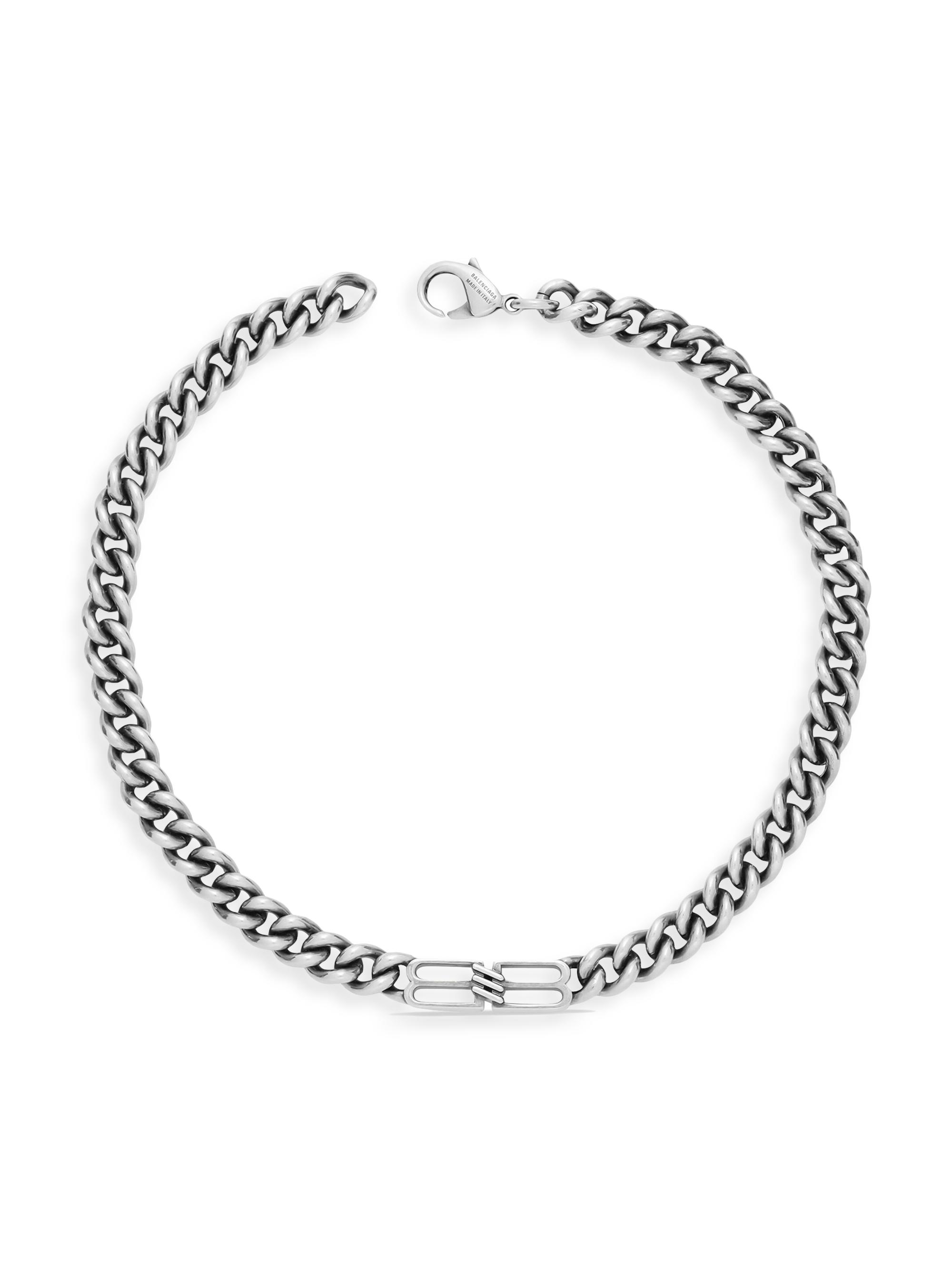 Balenciaga BB Icon Gournette Necklace | Saks Fifth Avenue