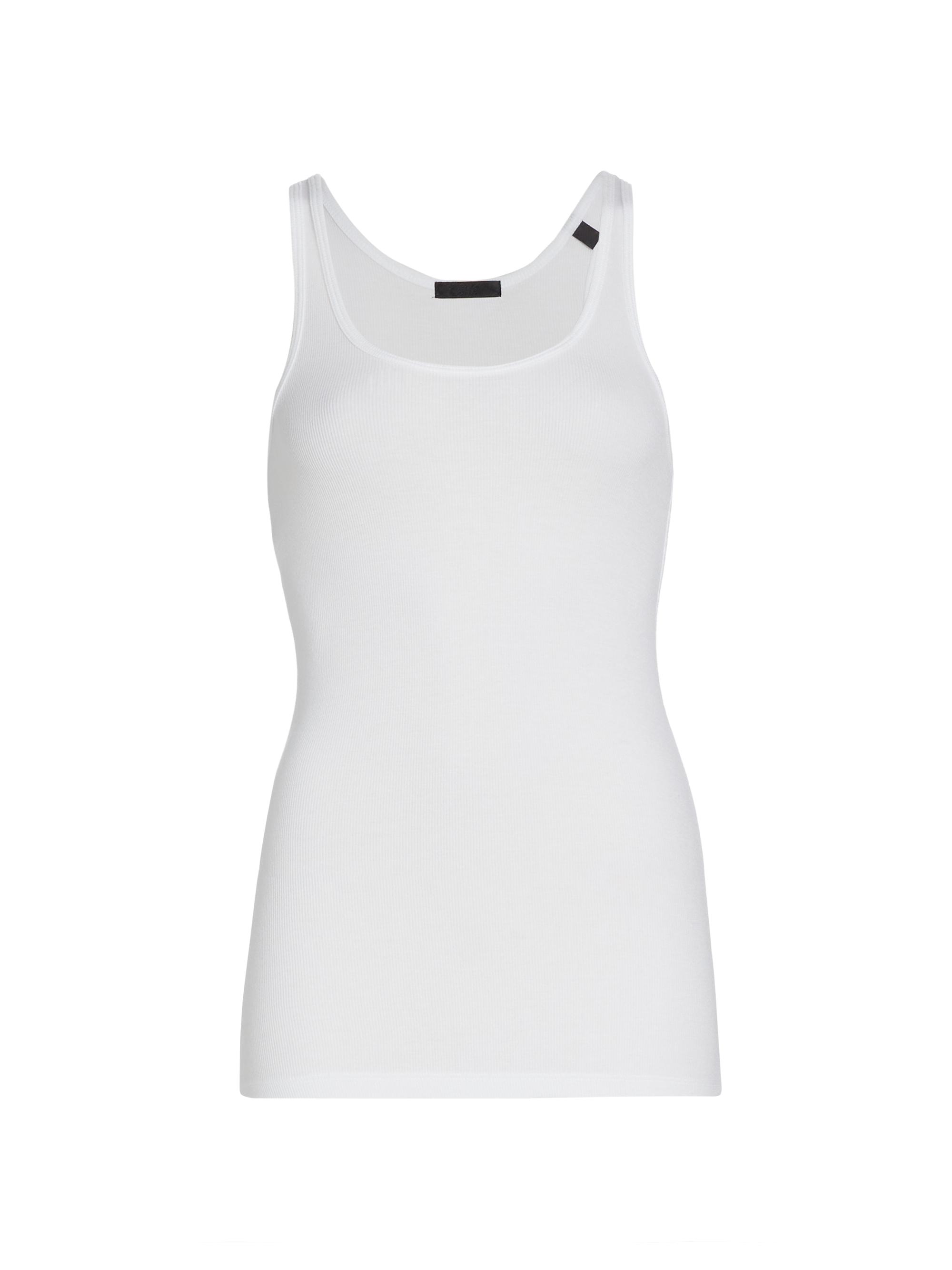 ATM Anthony Thomas Melillo Women's Boy Rib-Knit Tank - White