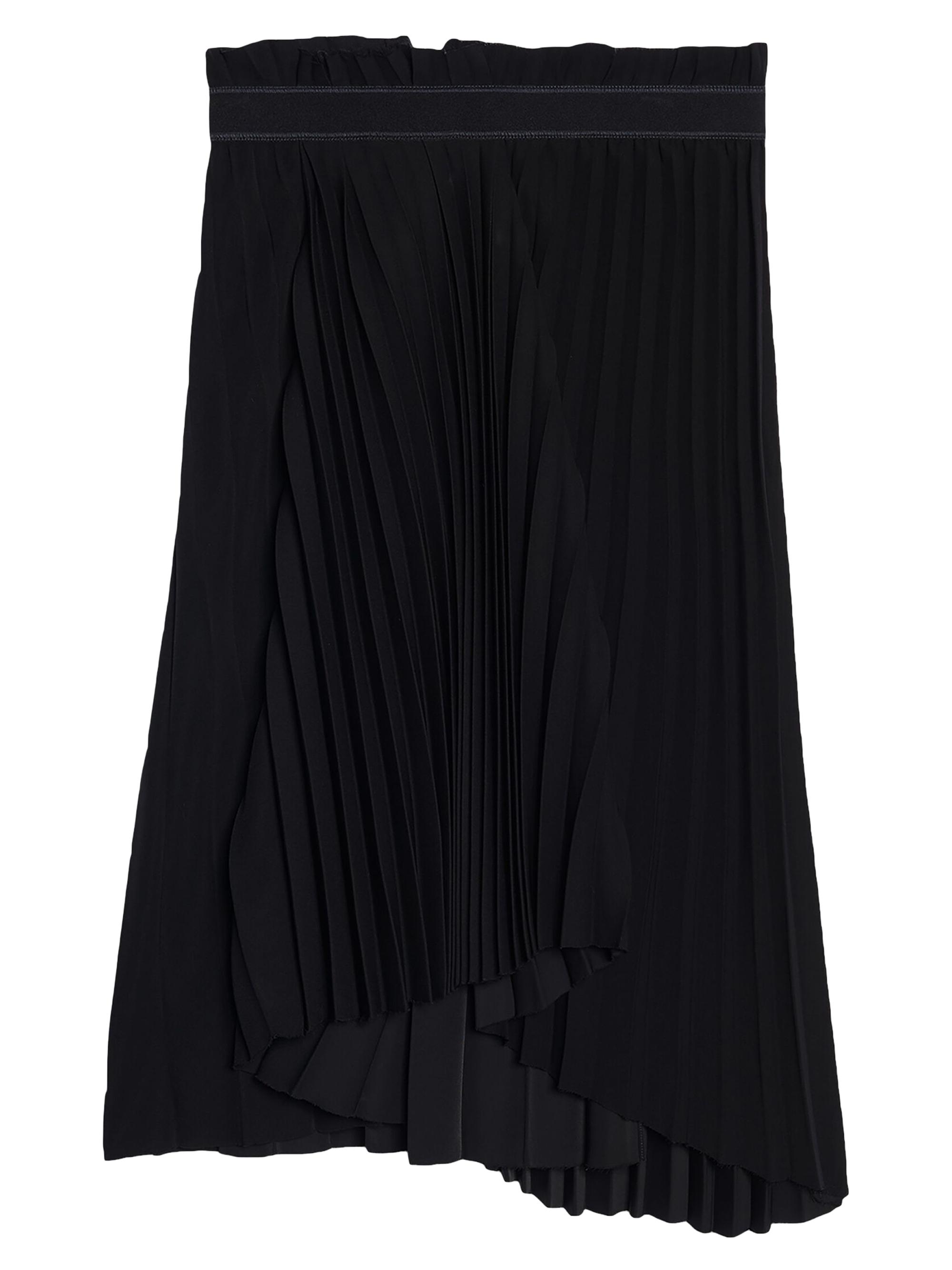 Balenciaga Women's Fancy Pleated Skirt - Black