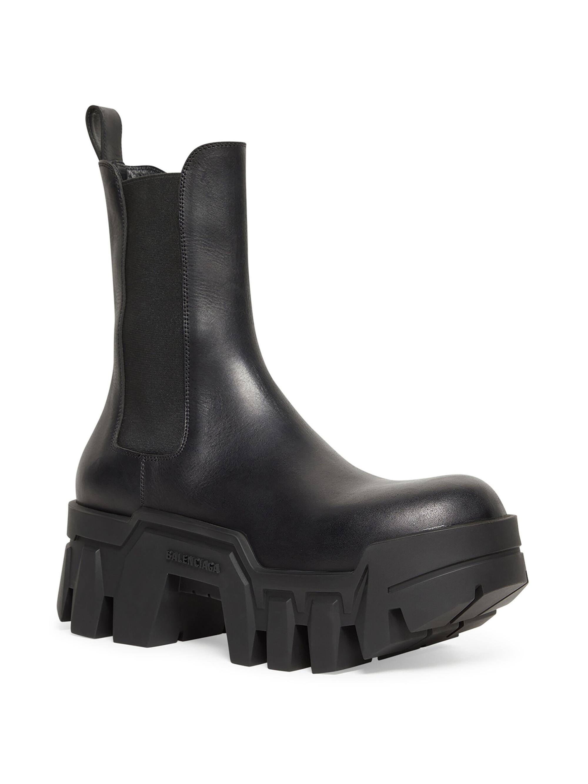 Balenciaga Men's Bulldozer Chelsea Boot - Black