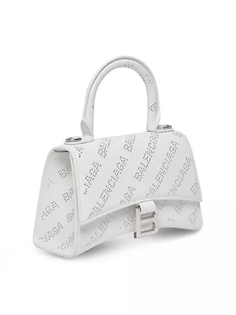 Women's Hourglass Xs Handbag With Rhinestones in Grey