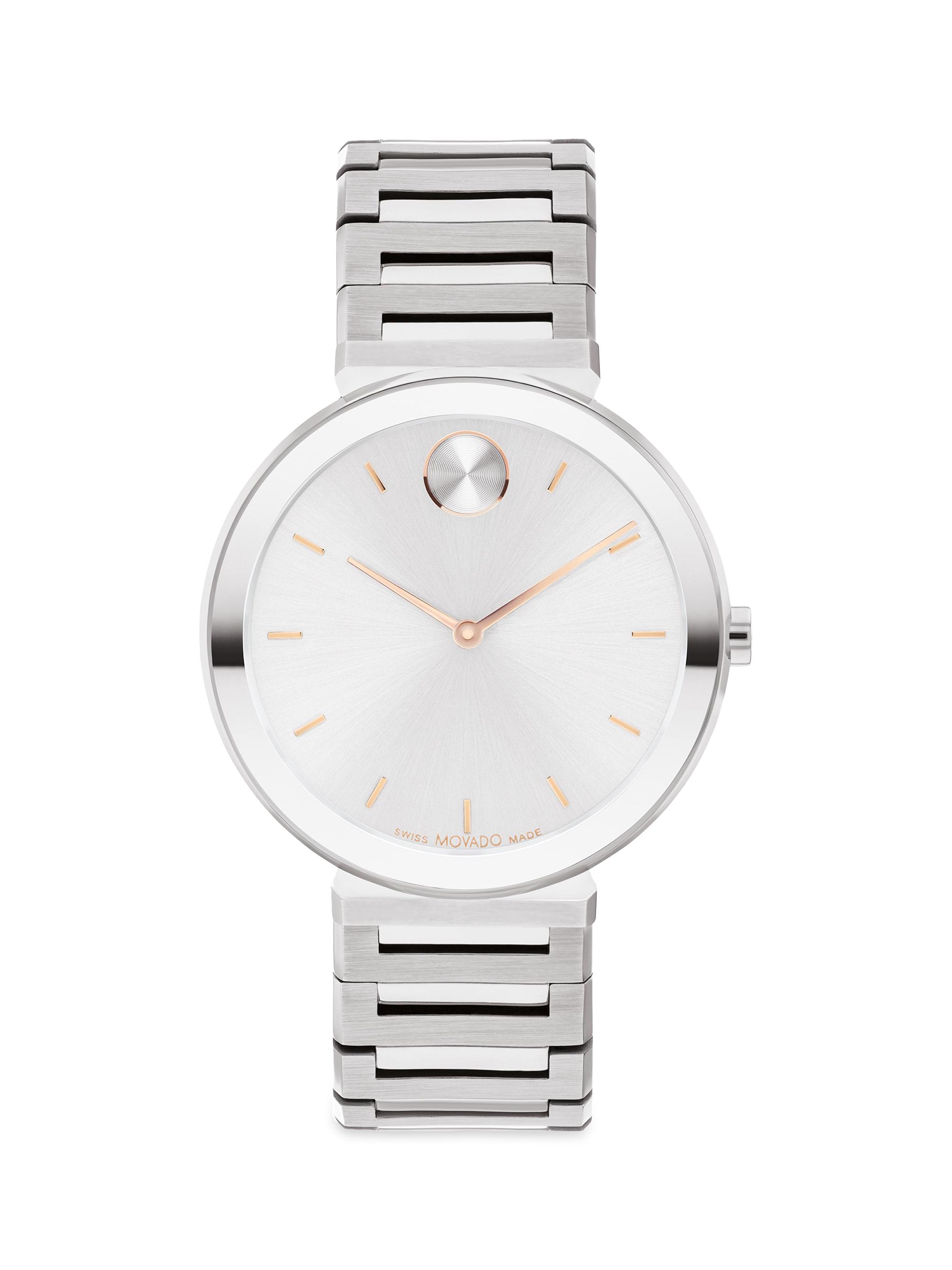 Movado Women's Bold Horizon Stainless Steel Bracelet Watch