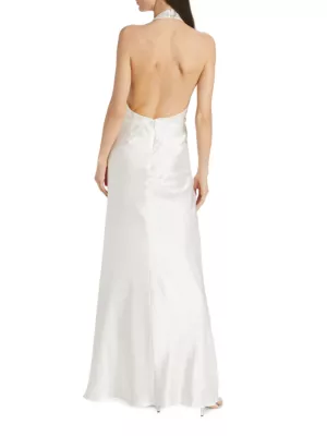 Silk Charmeuse Wedding Dress